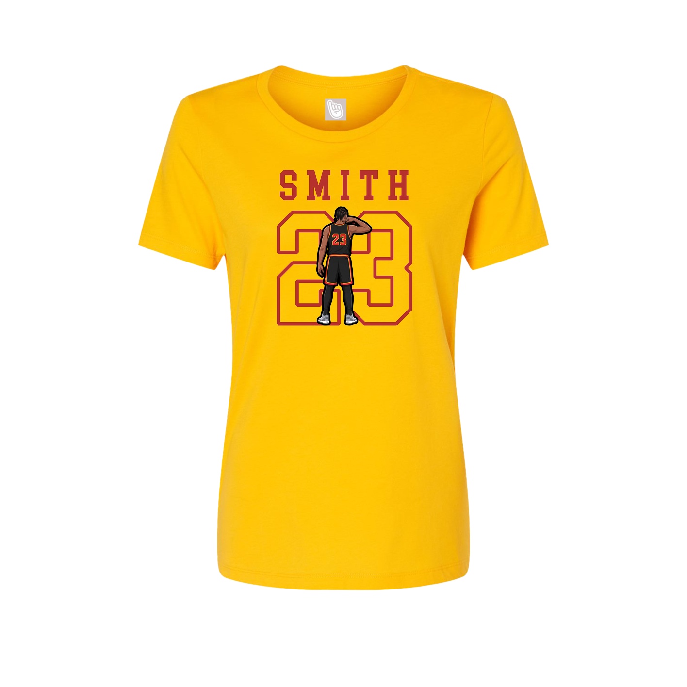 Fitted Women's Tee — Shirsey in Gold