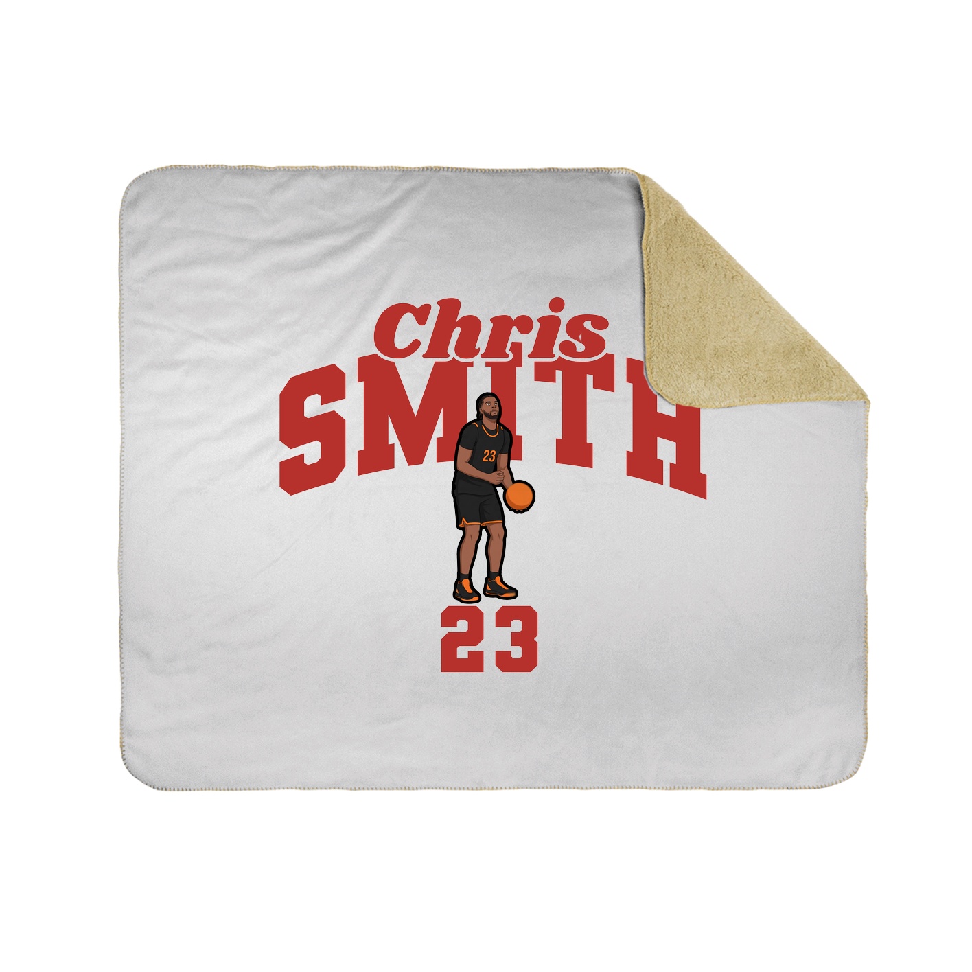 Throw Blanket — Signature Arch in White