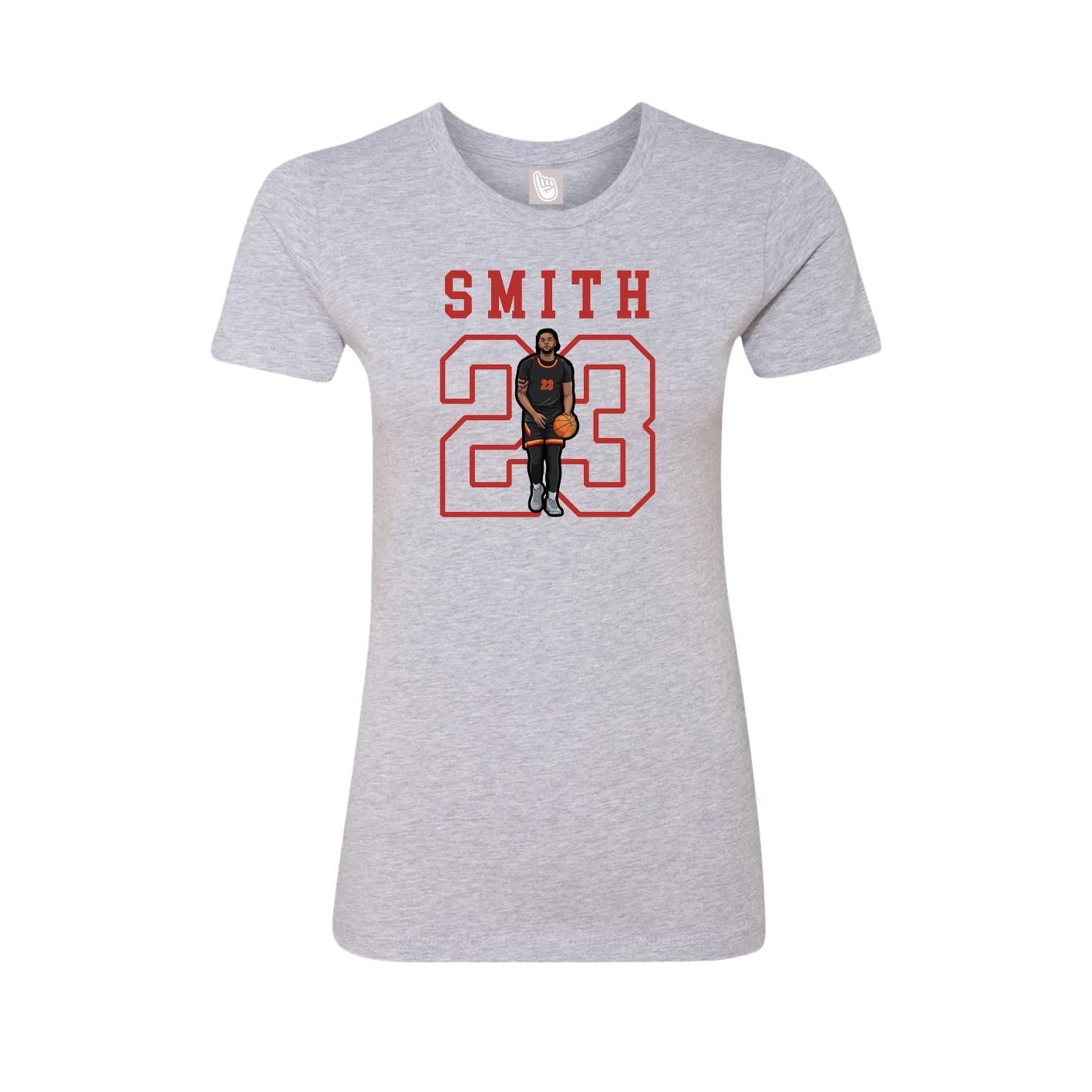 Fitted Women's Tee — Shirsey in Grey