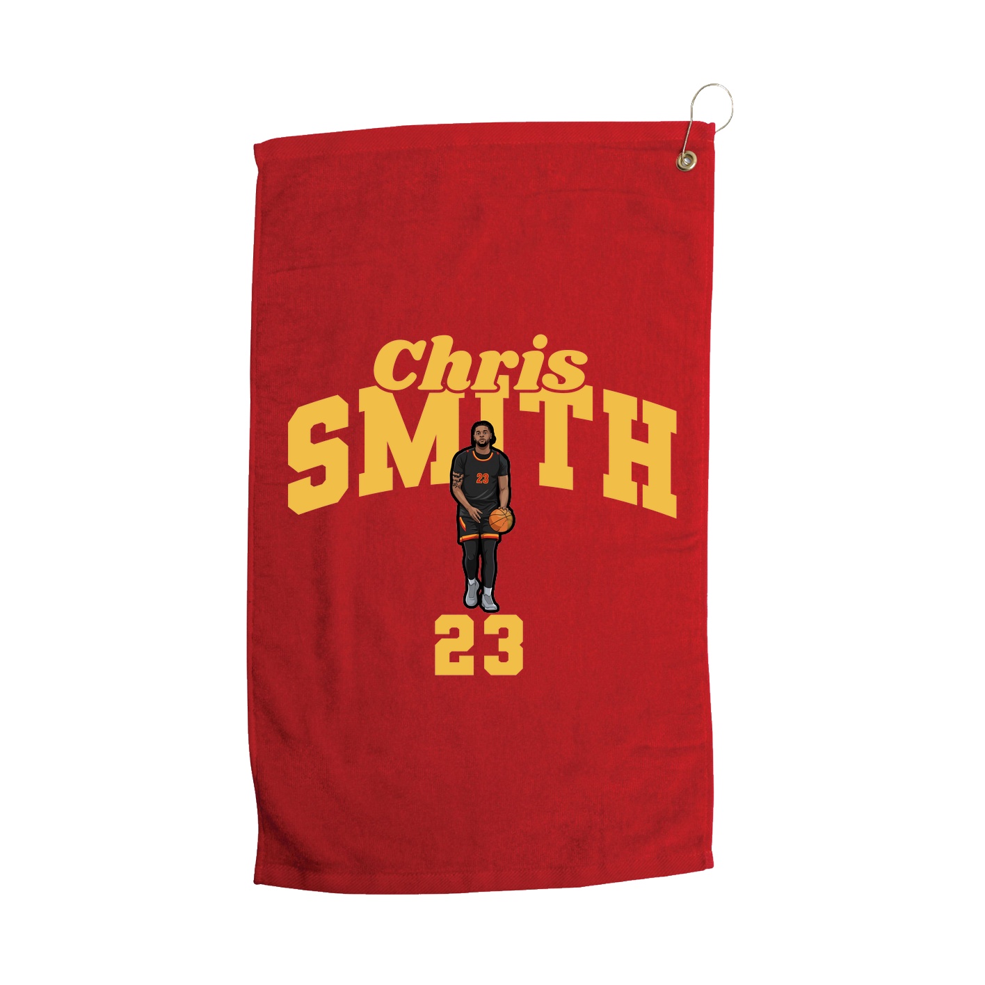 Golf Towel — Signature Arch in Red