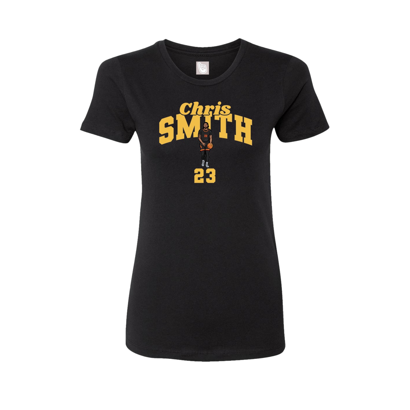 Womens Tee — Signature Arch in Black