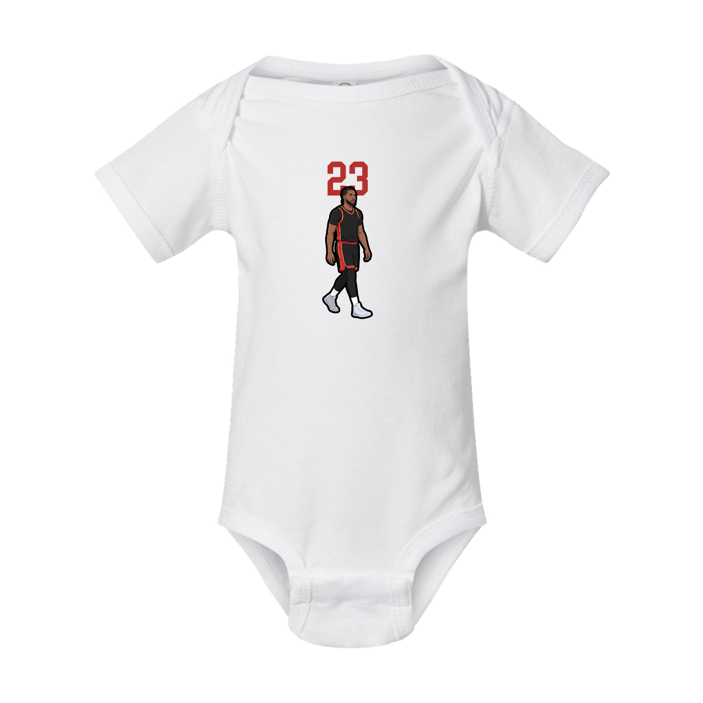 Baby Onesie — Number Top in White