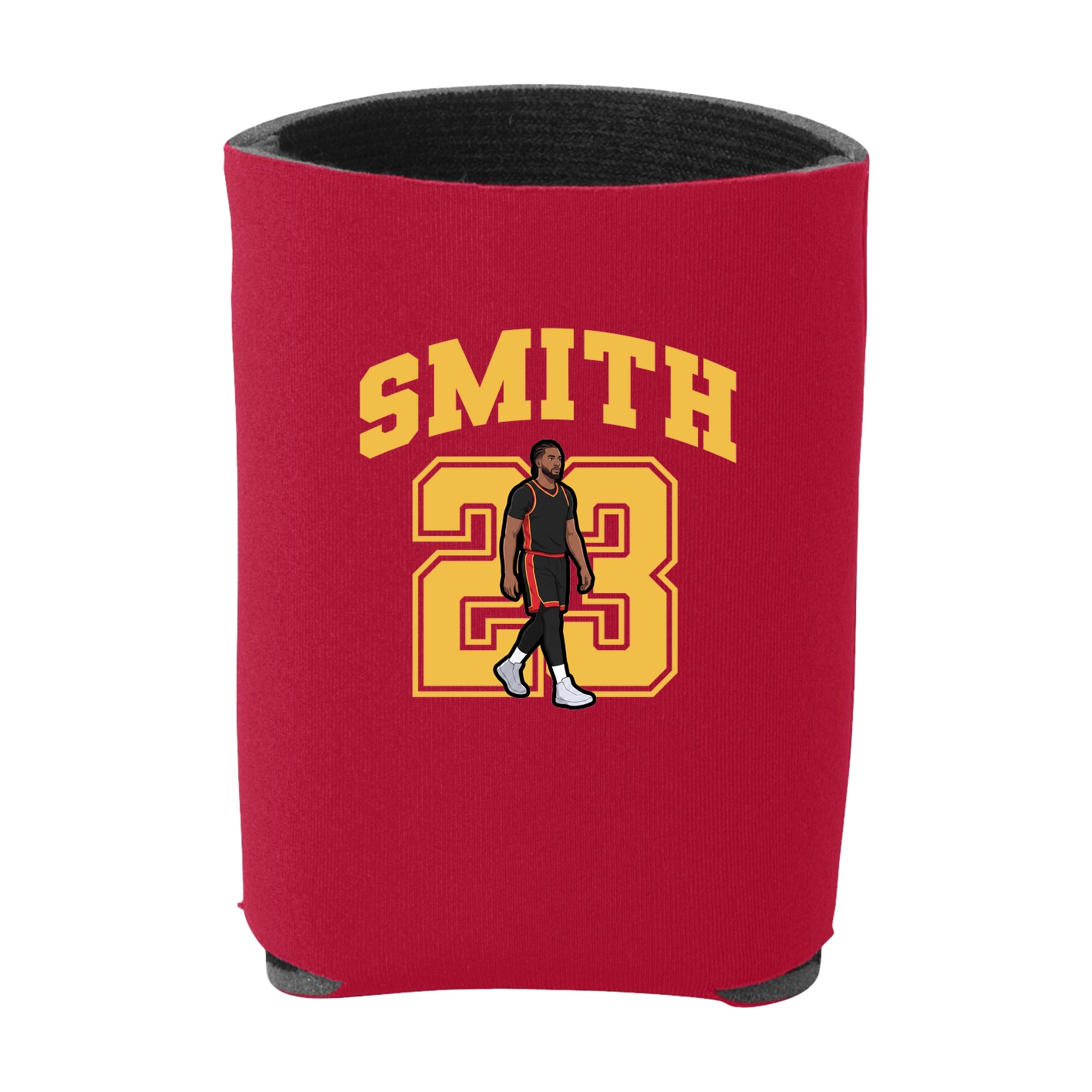 Can Holder — Number in Red
