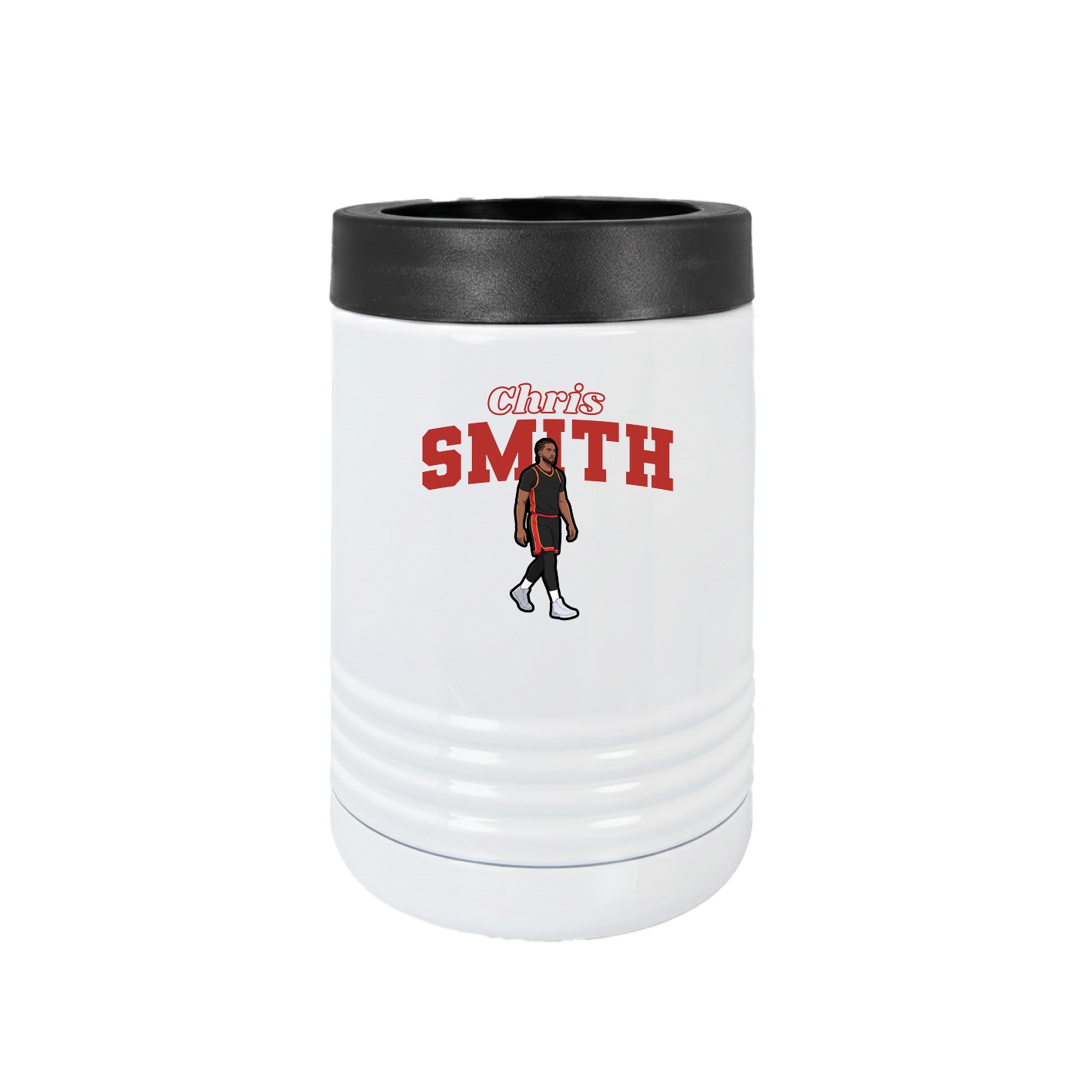 Beverage Holder — Name Arch in White