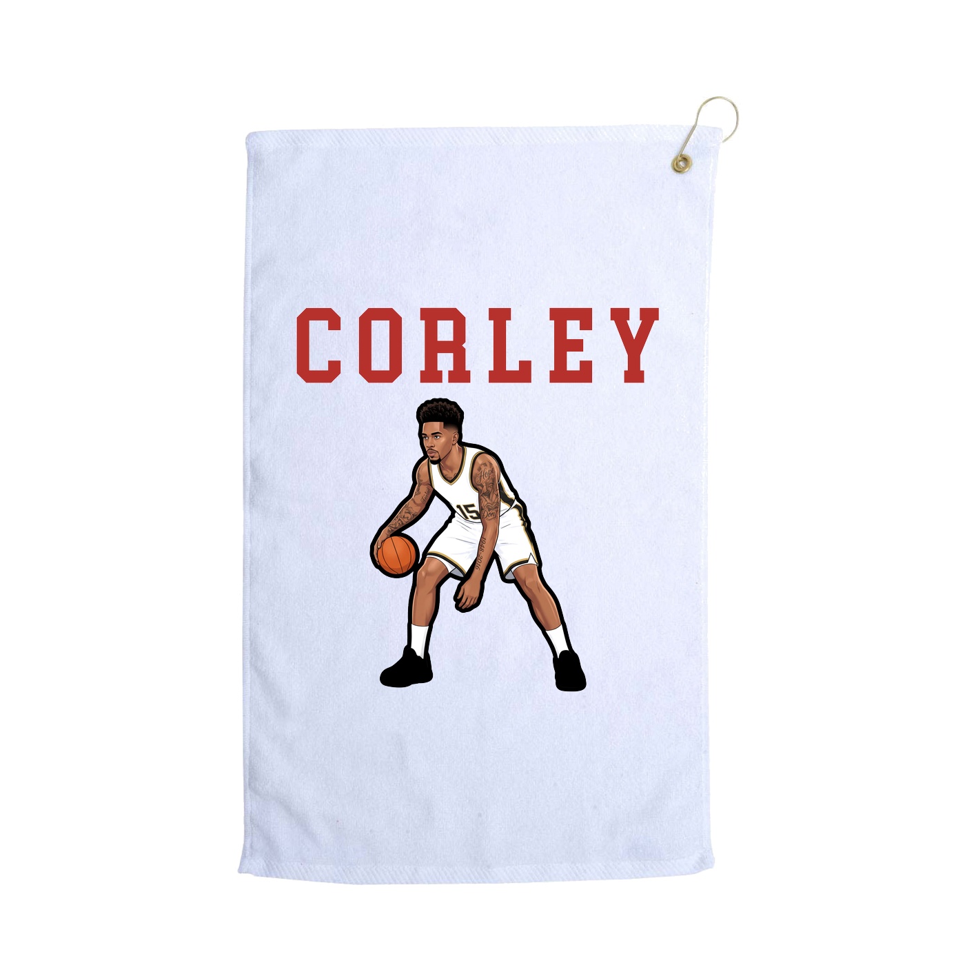 Golf Towel — Shirsey in White