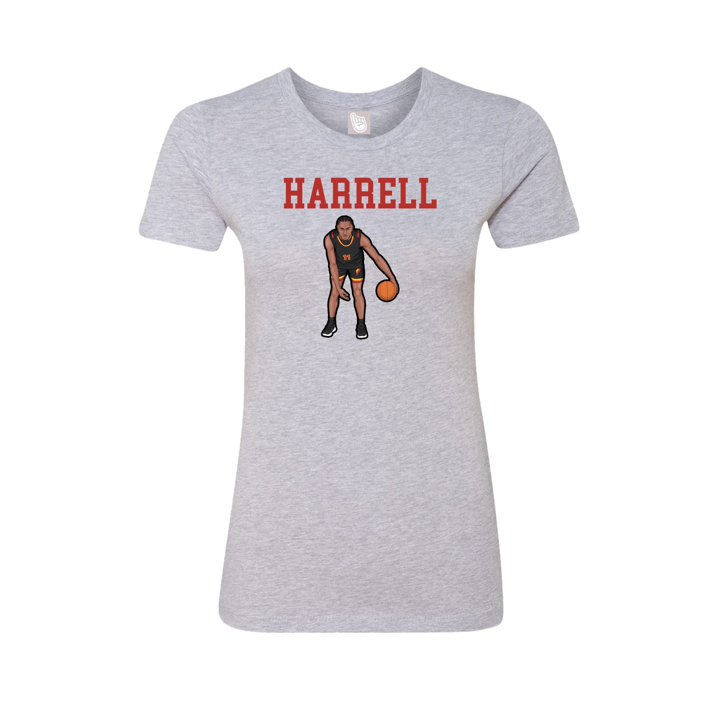 Fitted Women's Tee — Shirsey in Grey