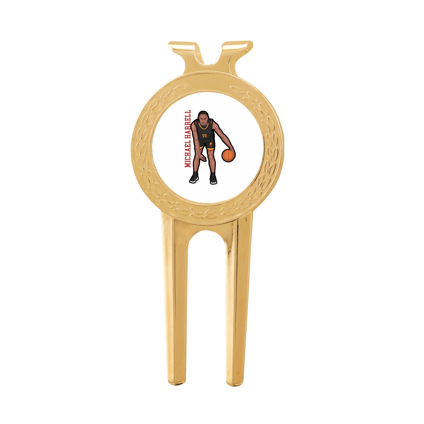 Divot Tool with Ball Marker — Name Vertical in Classic