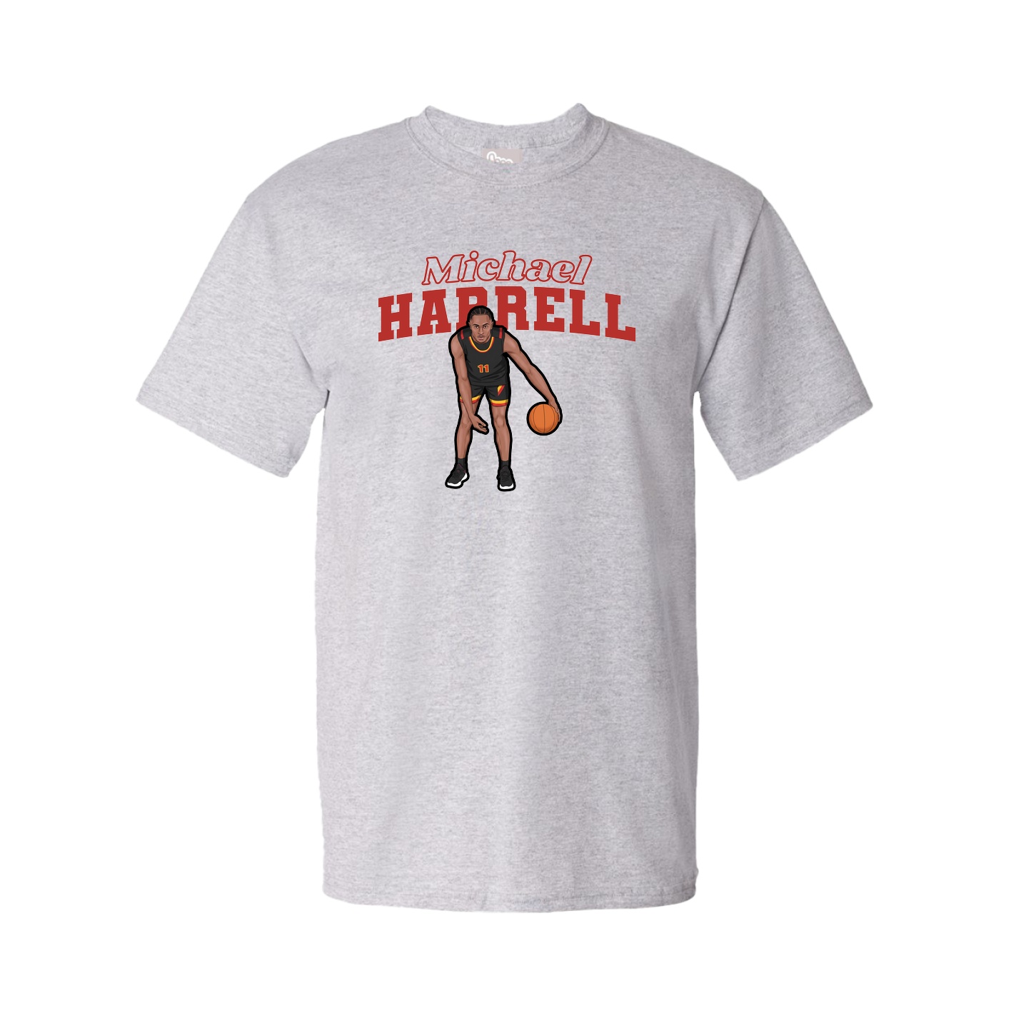 Tee — Name Arch in Grey