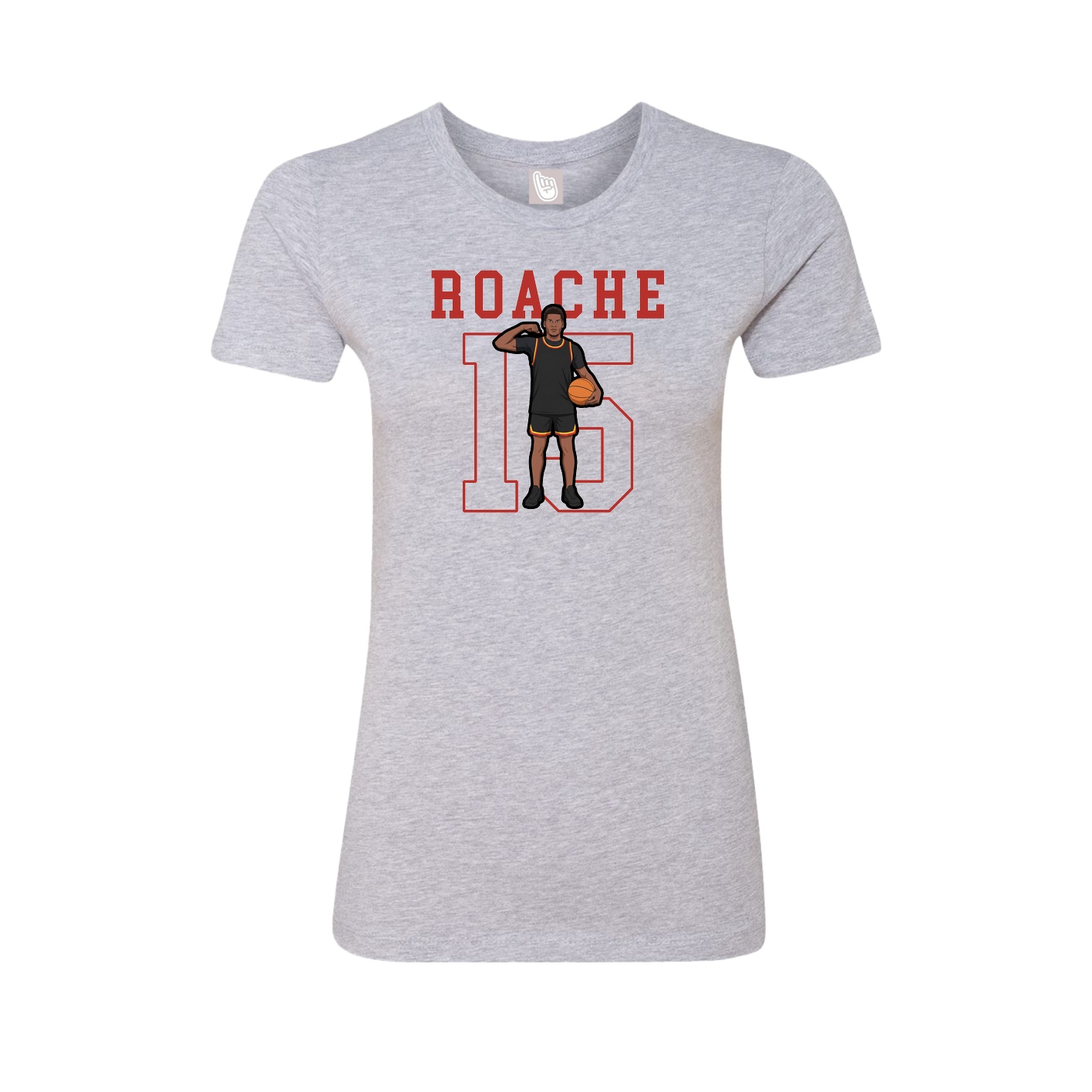 Fitted Women's Tee — Shirsey in Grey
