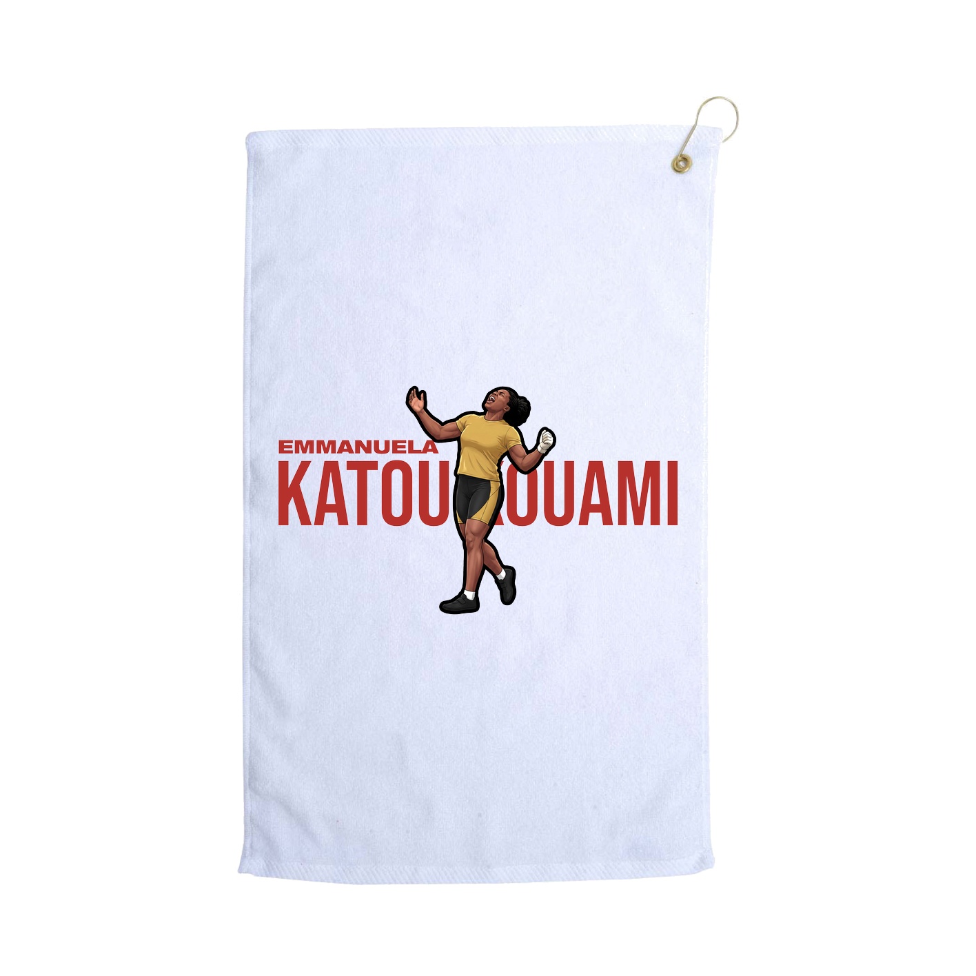 Golf Towel — Player Name in White