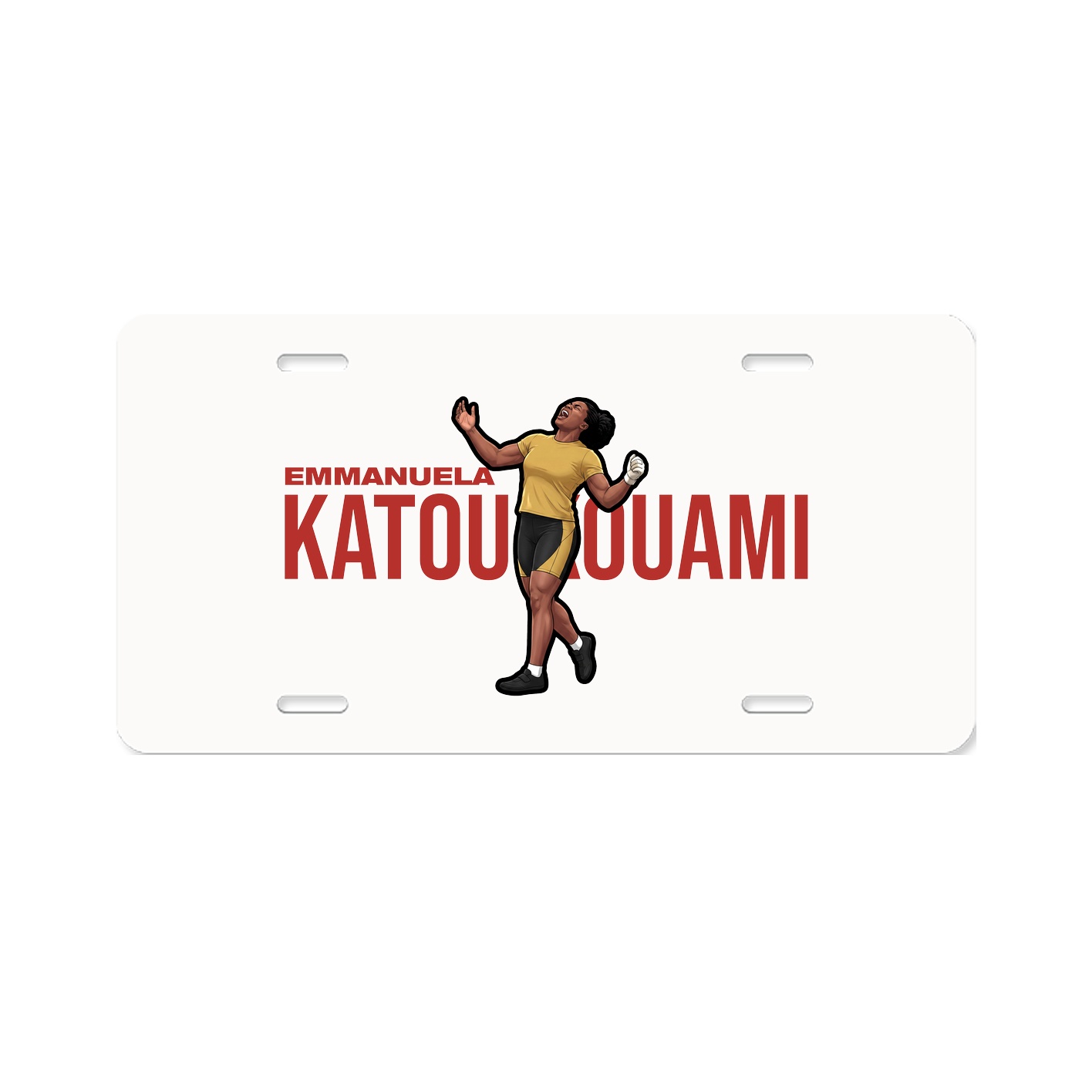 License Plate — Player Name in Classic