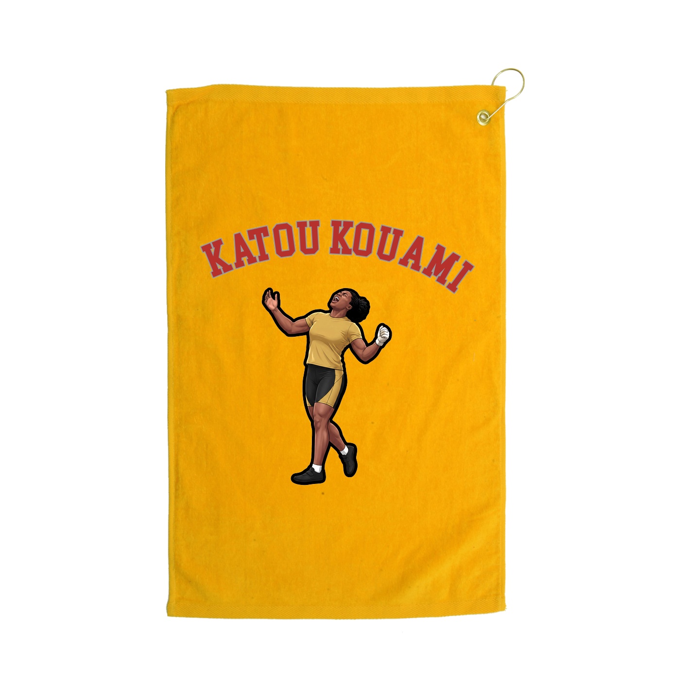 Golf Towel — Shirsey Arch in Gold