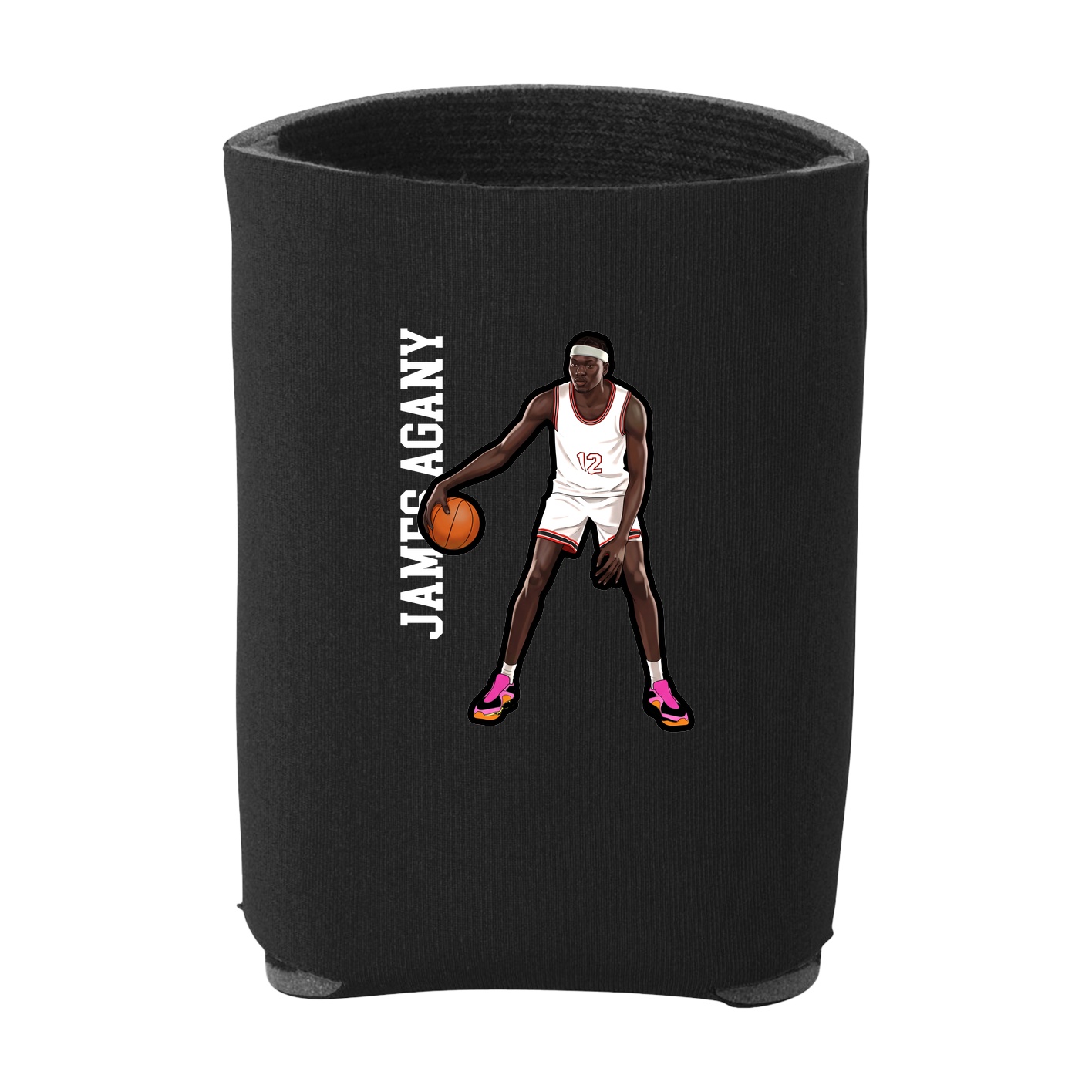 Can Holder — Name Vertical in Black