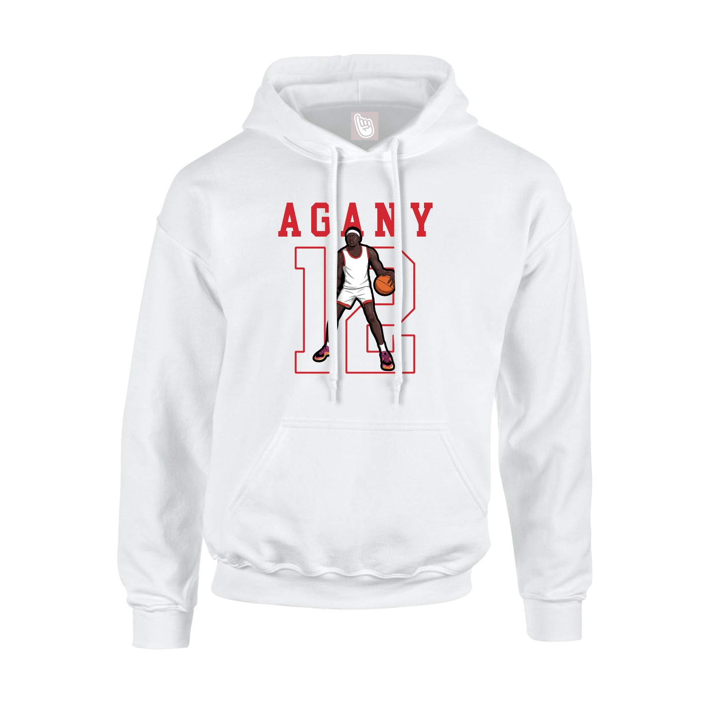 Hoodie — Shirsey in White