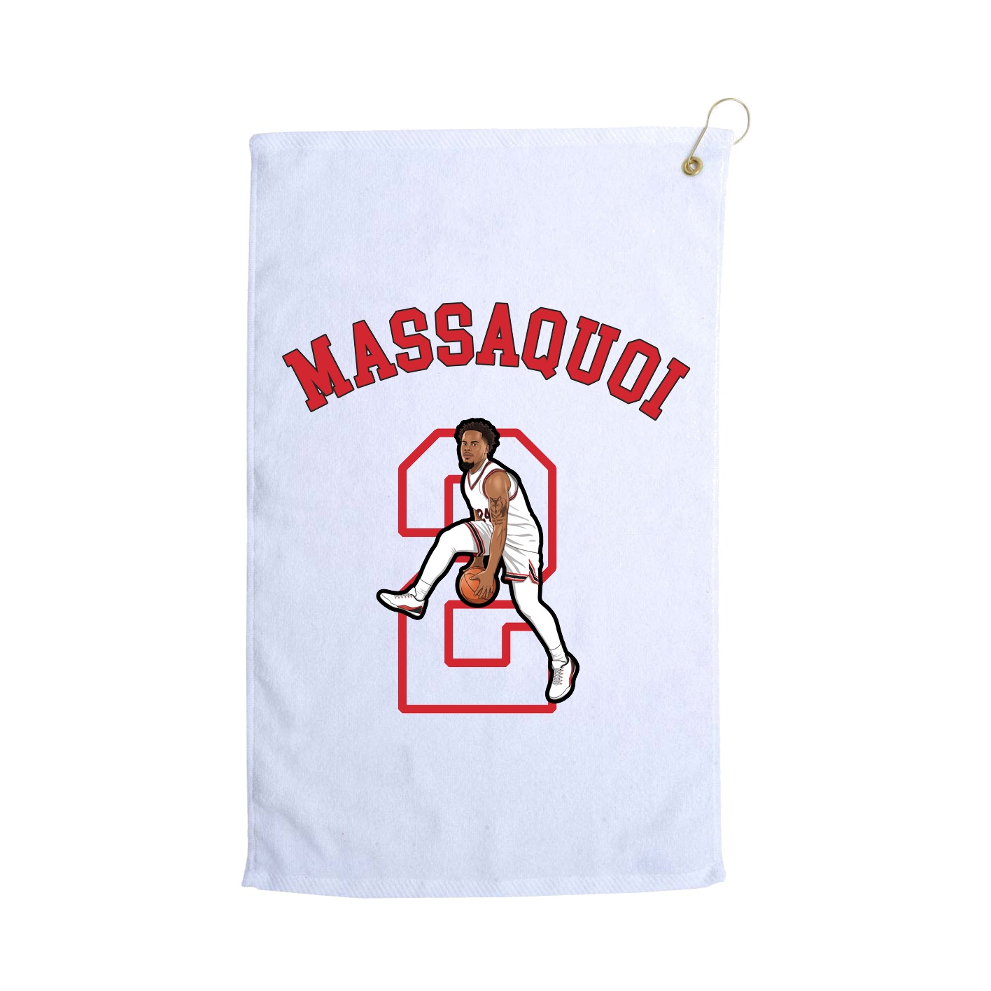 Golf Towel — Shirsey Arch in White