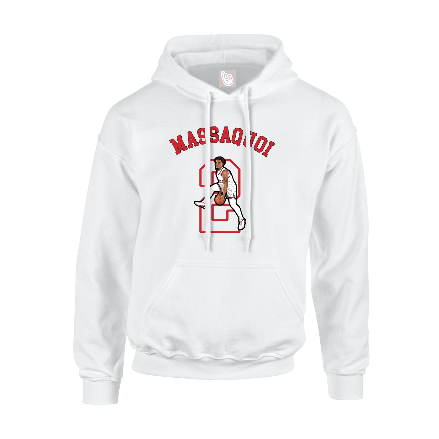 Youth Hoodie — Shirsey Arch in White