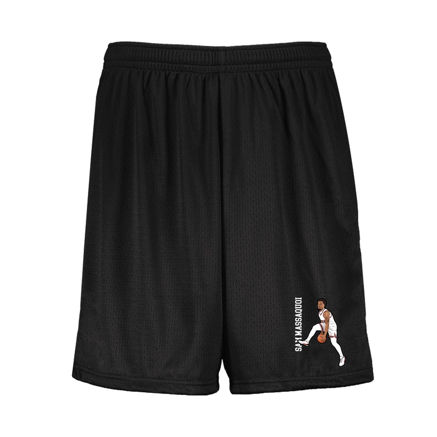 Shorts — Name Vertical in Black
