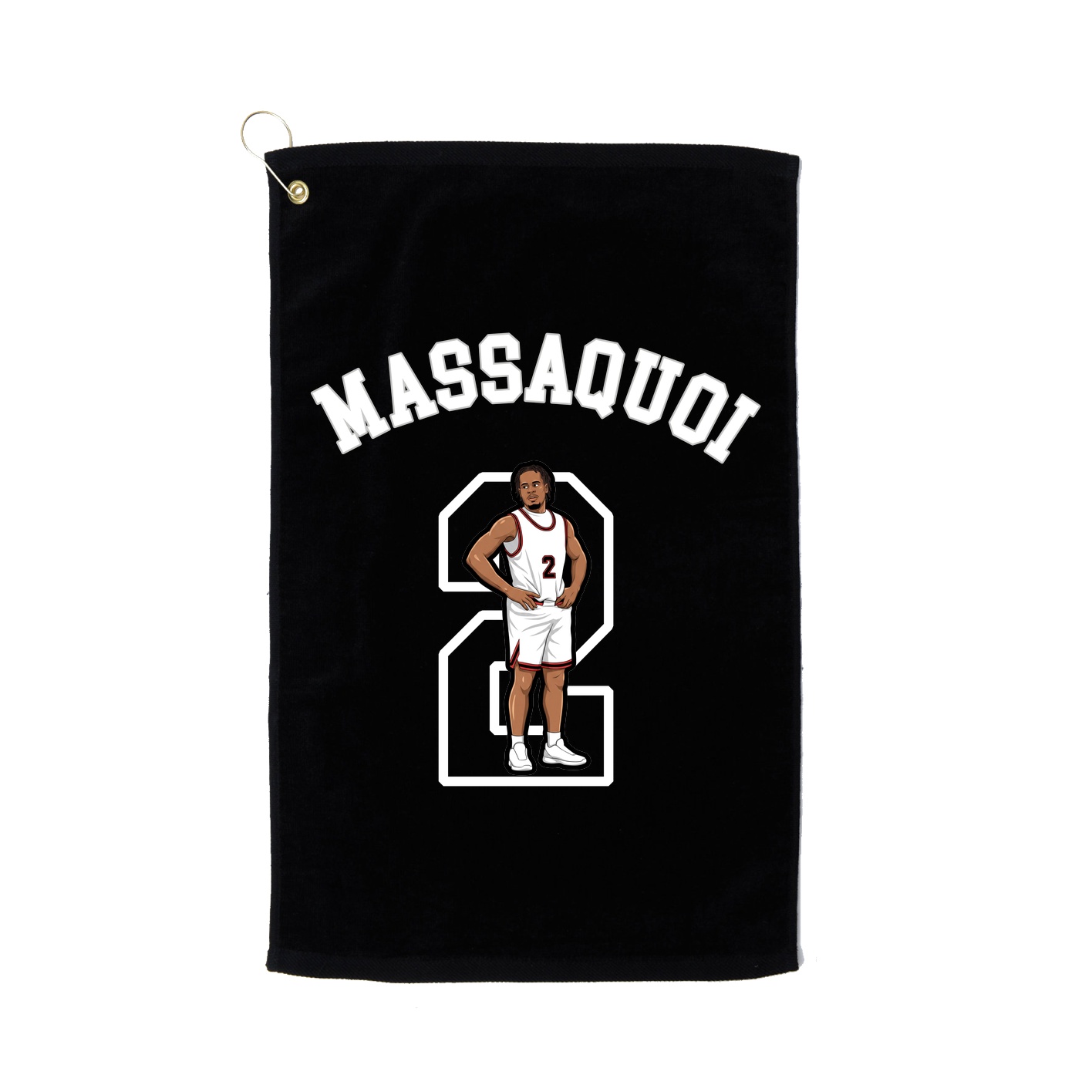 Golf Towel — Shirsey Arch in Black
