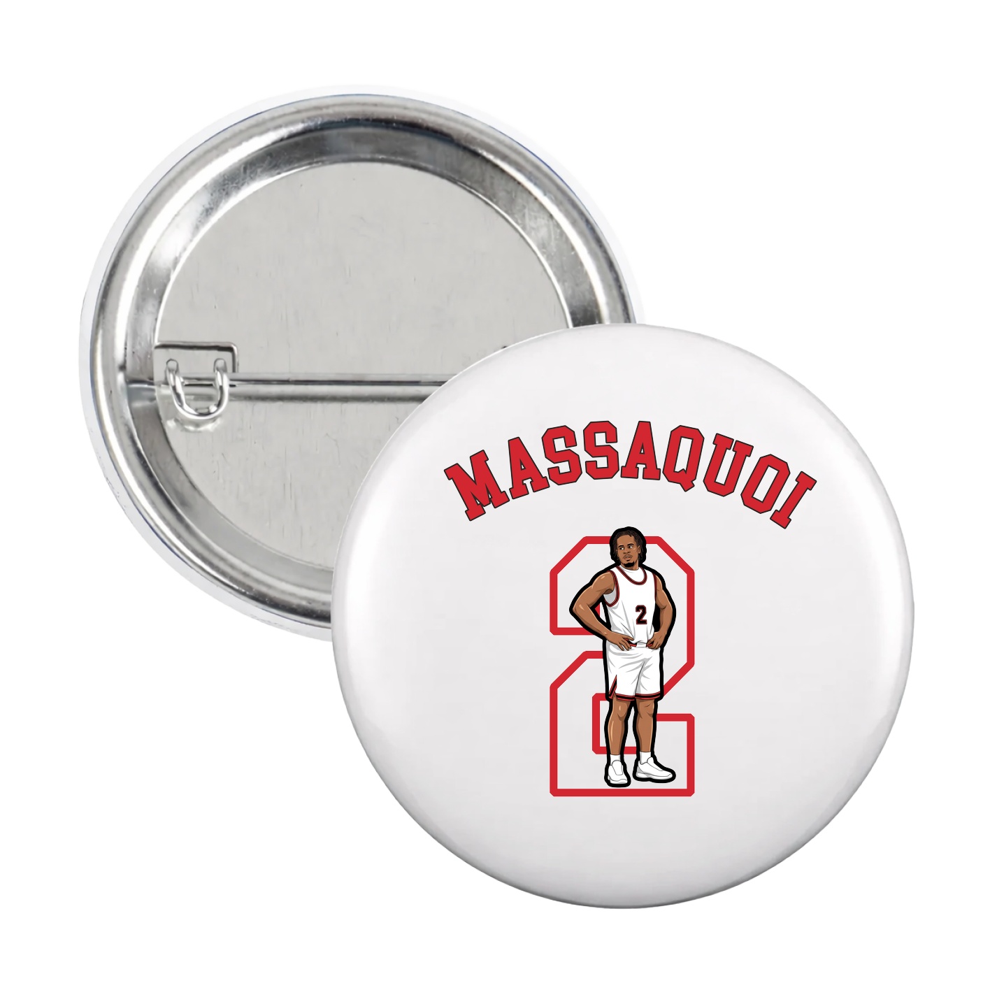 Game Day Button — Shirsey Arch in White