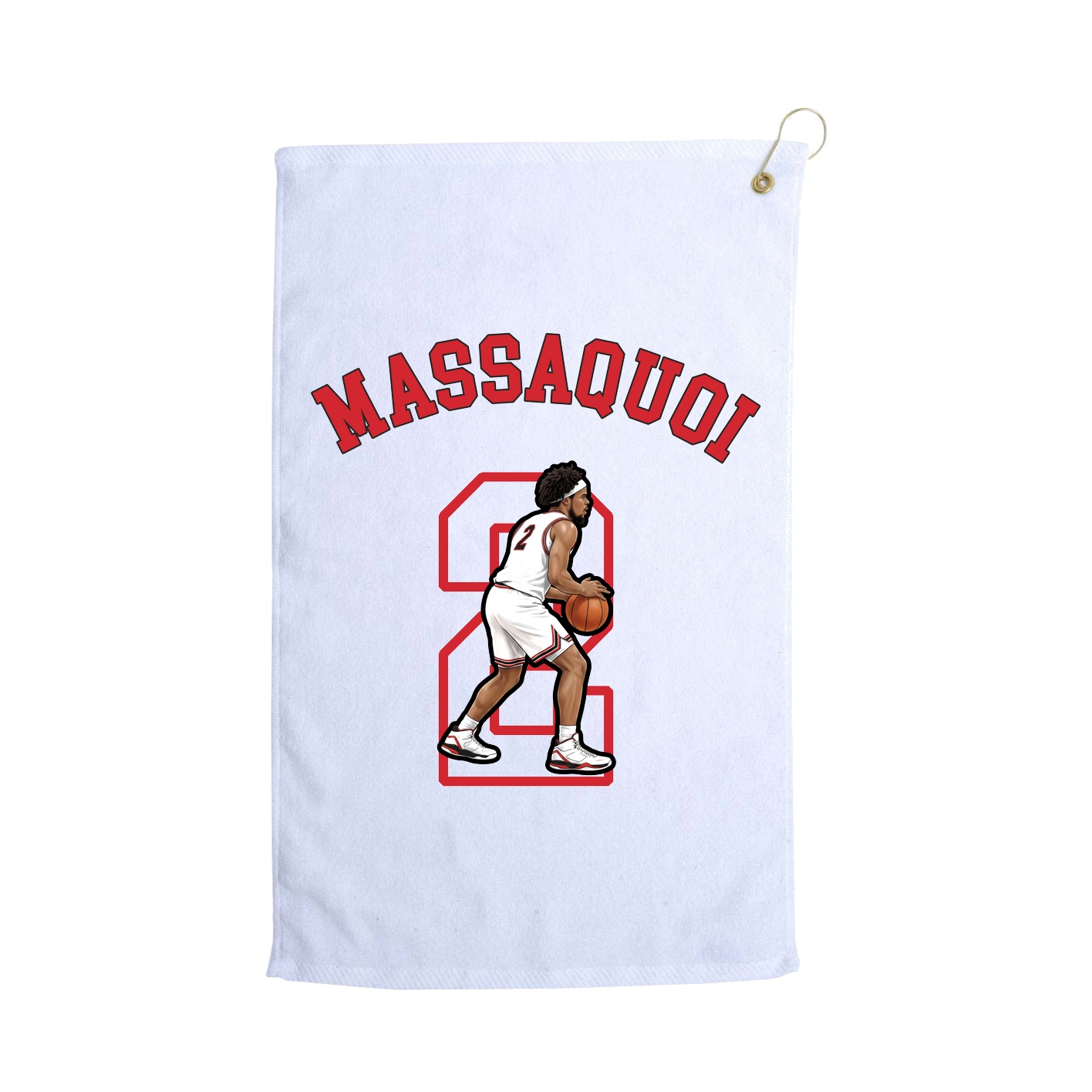 Golf Towel — Shirsey Arch in White