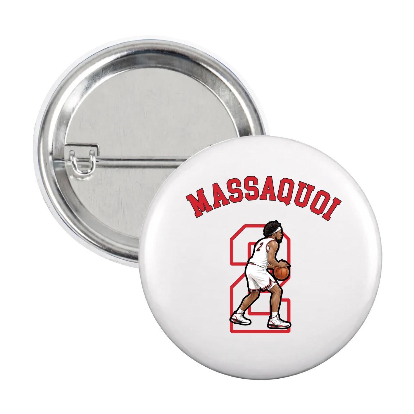 Game Day Button — Shirsey Arch in White