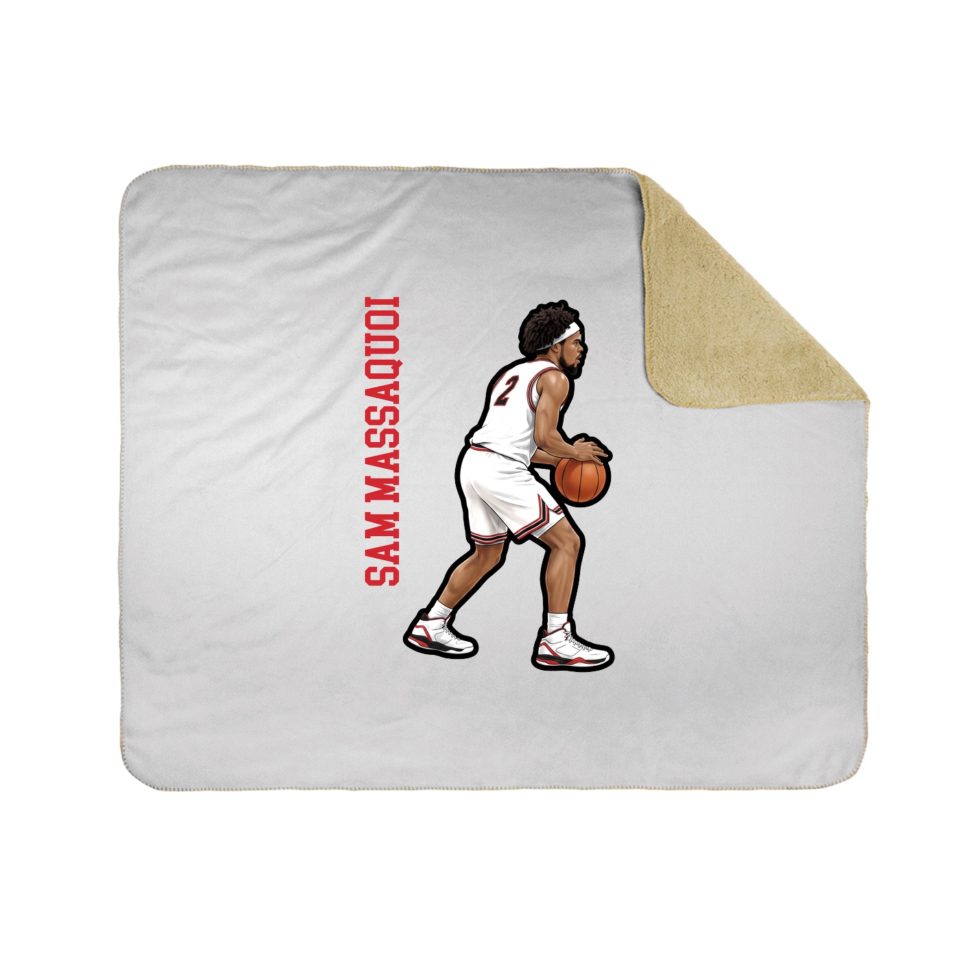 50x60 Sherpa Lined Throw Blanket