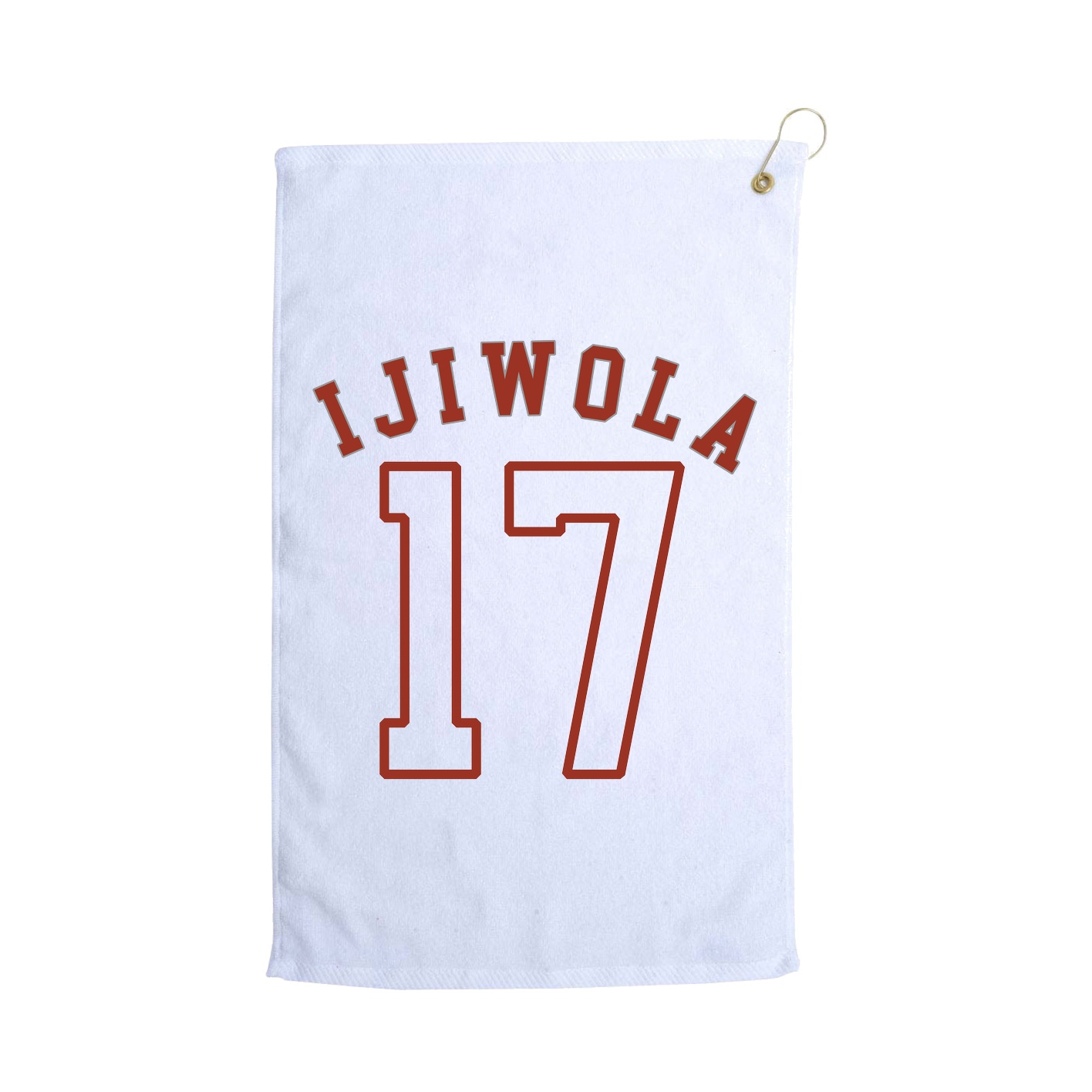 Golf Towel — Shirsey Arch in White
