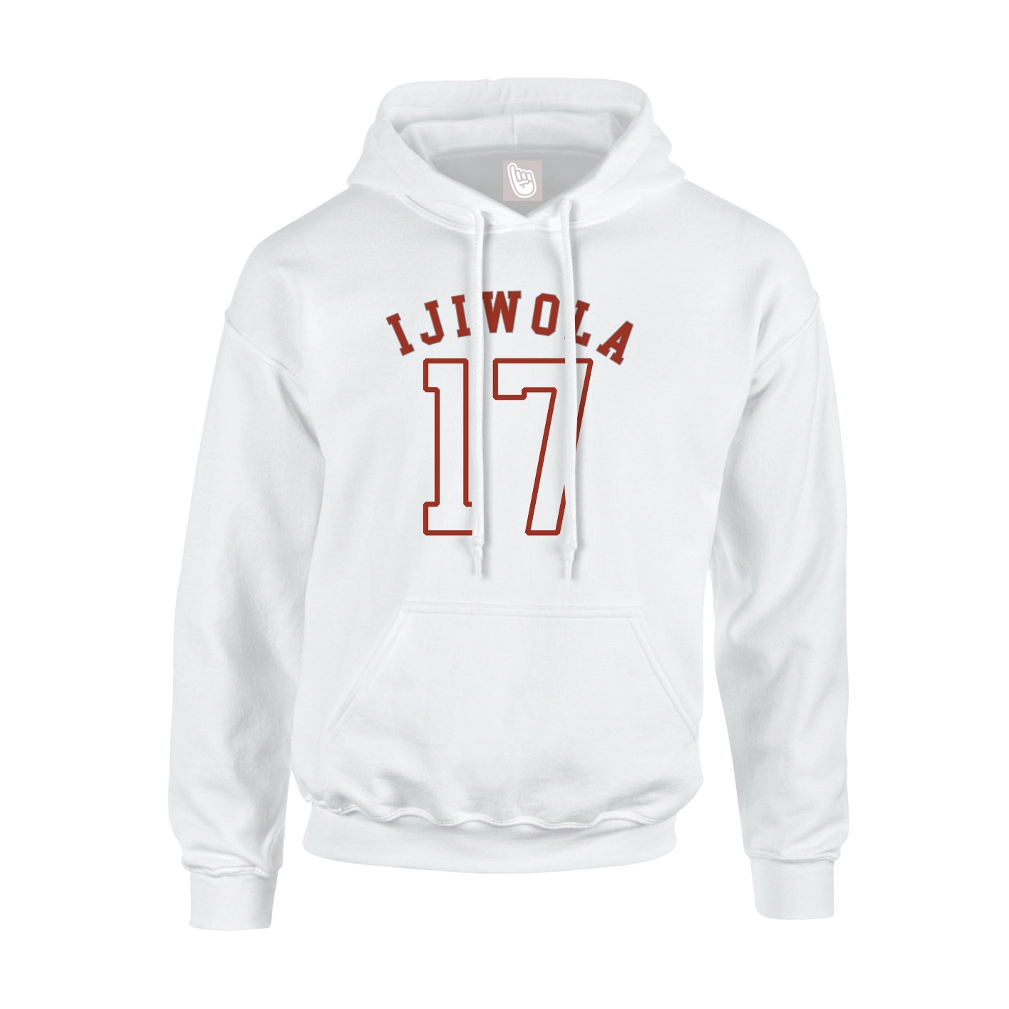 Youth Hoodie — Shirsey Arch in White