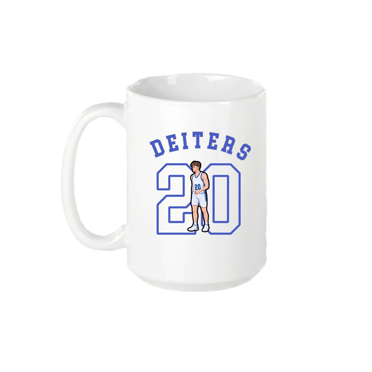 15oz Coffee Mug — Shirsey Arch in White