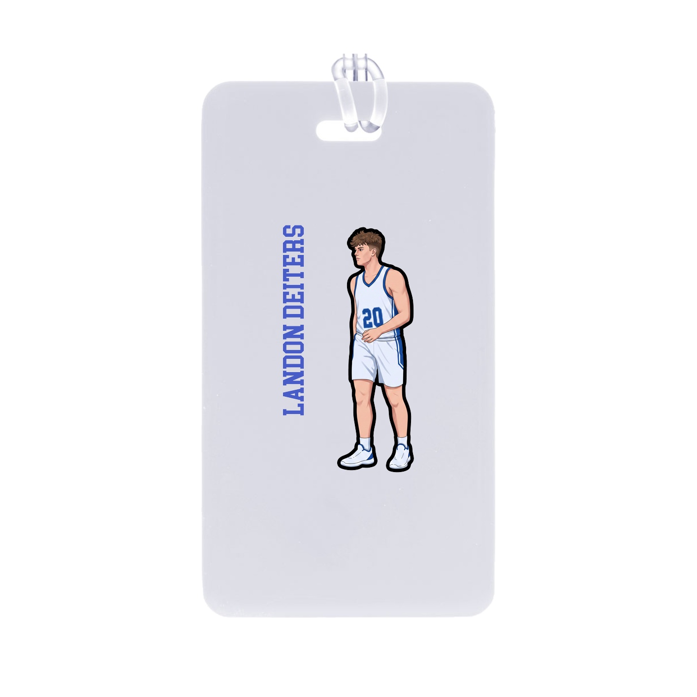 Bag Tag — Name Vertical in Classic