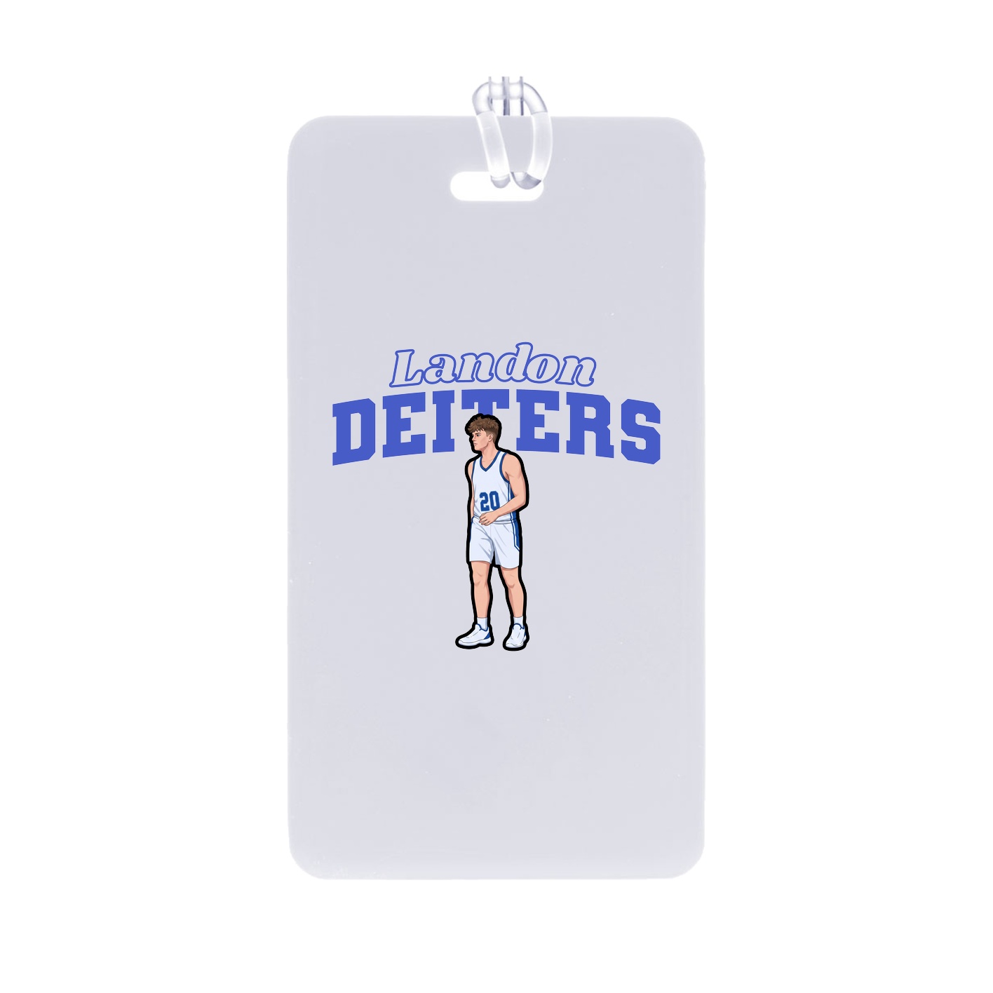 Bag Tag — Name Arch in Classic