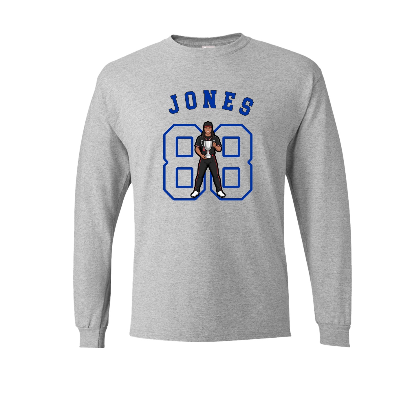 Long Sleeve Tee — Shirsey Arch in Grey