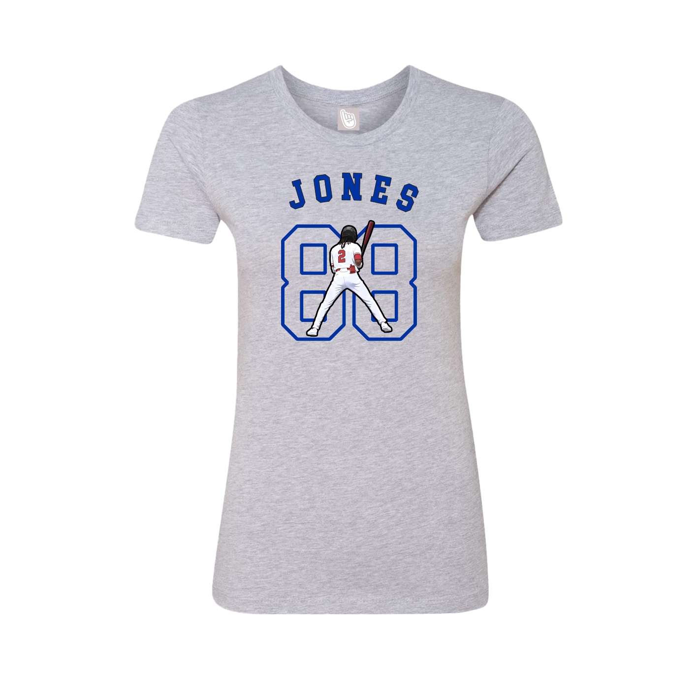 Fitted Women's Tee — Shirsey Arch in Grey