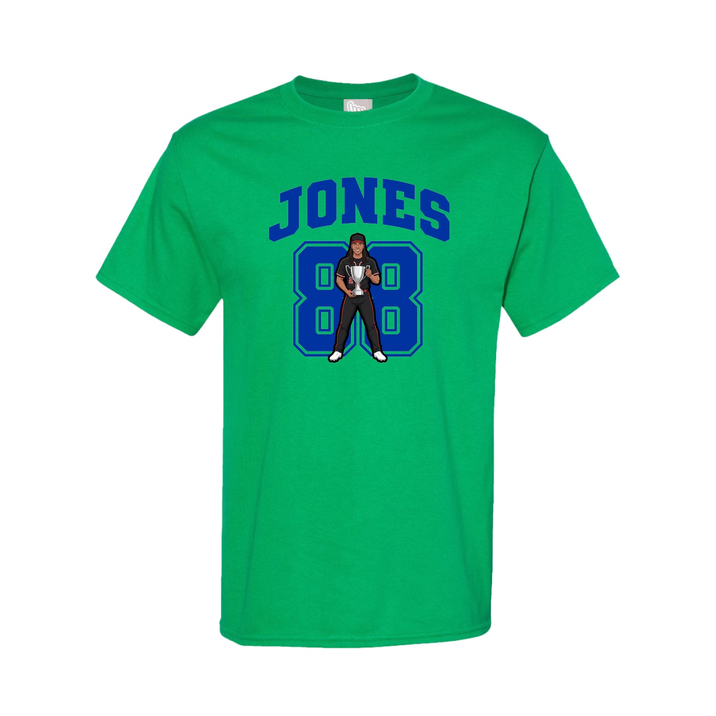 Youth Tee — Number in Green