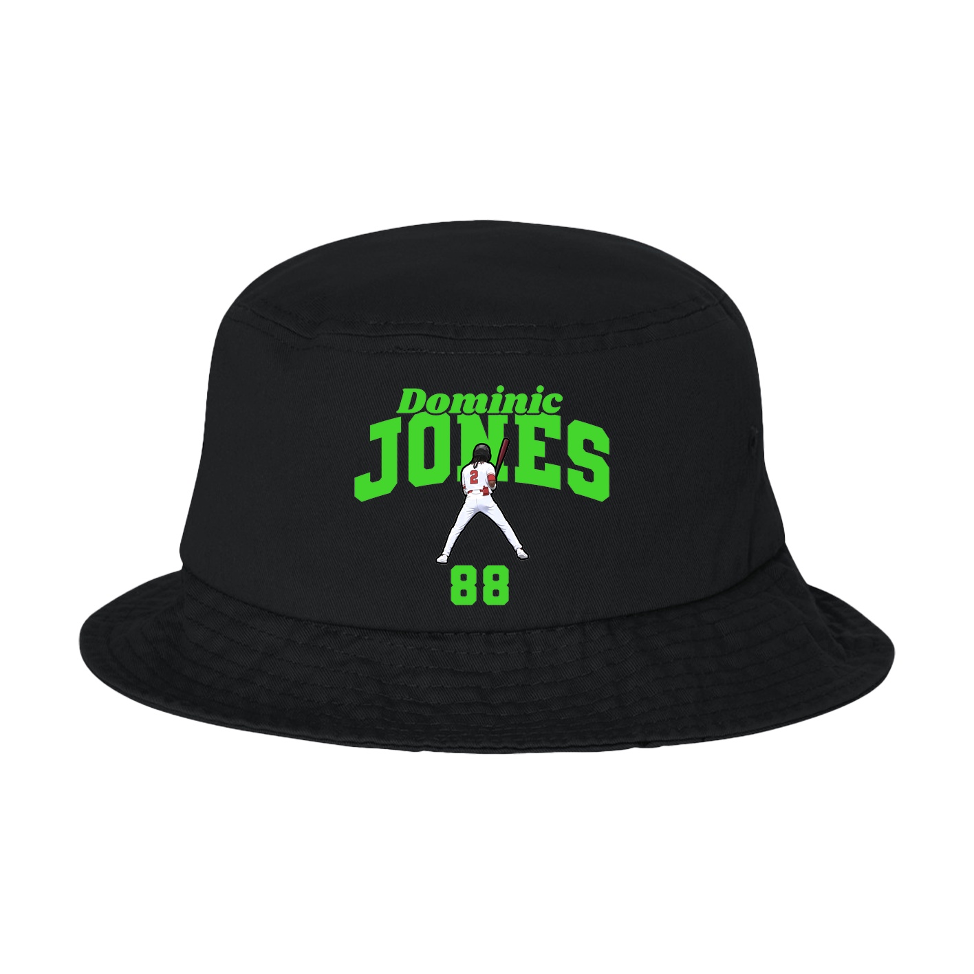Bucket Cap — Signature Arch in Black