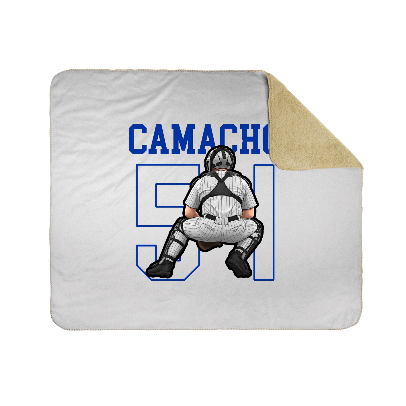 50x60 Sherpa Lined Throw Blanket