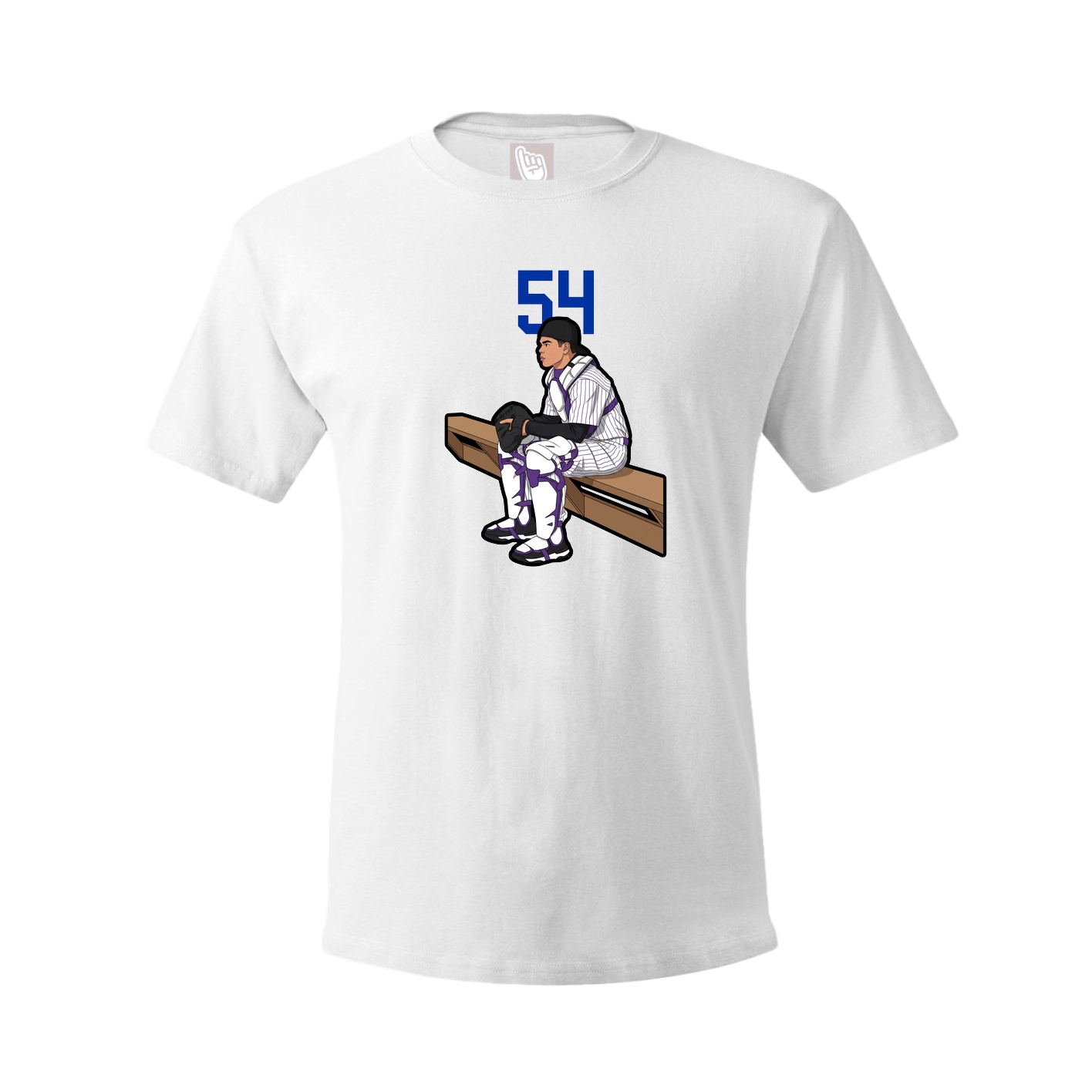 Tee — Number Top in White