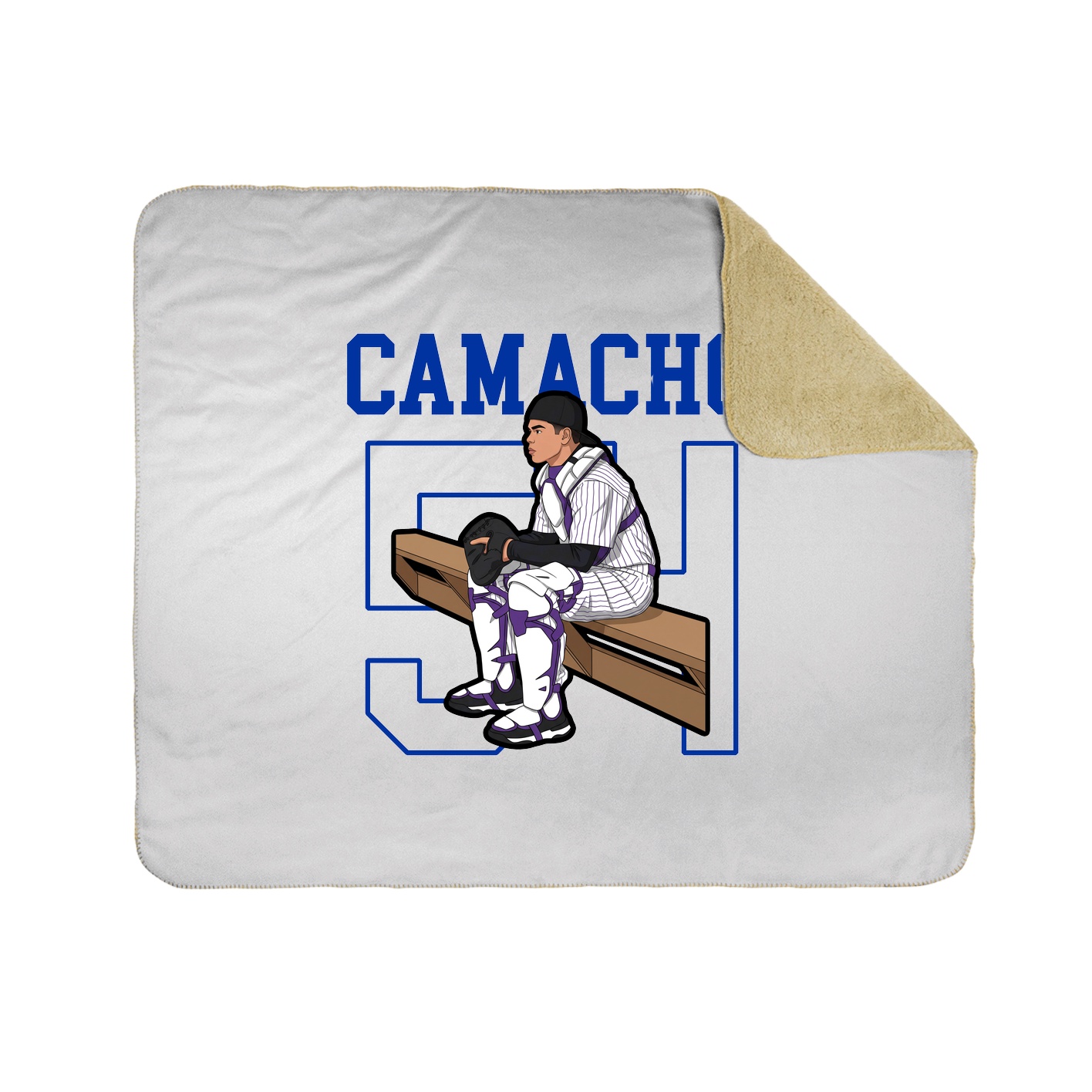 Throw Blanket — Shirsey in White