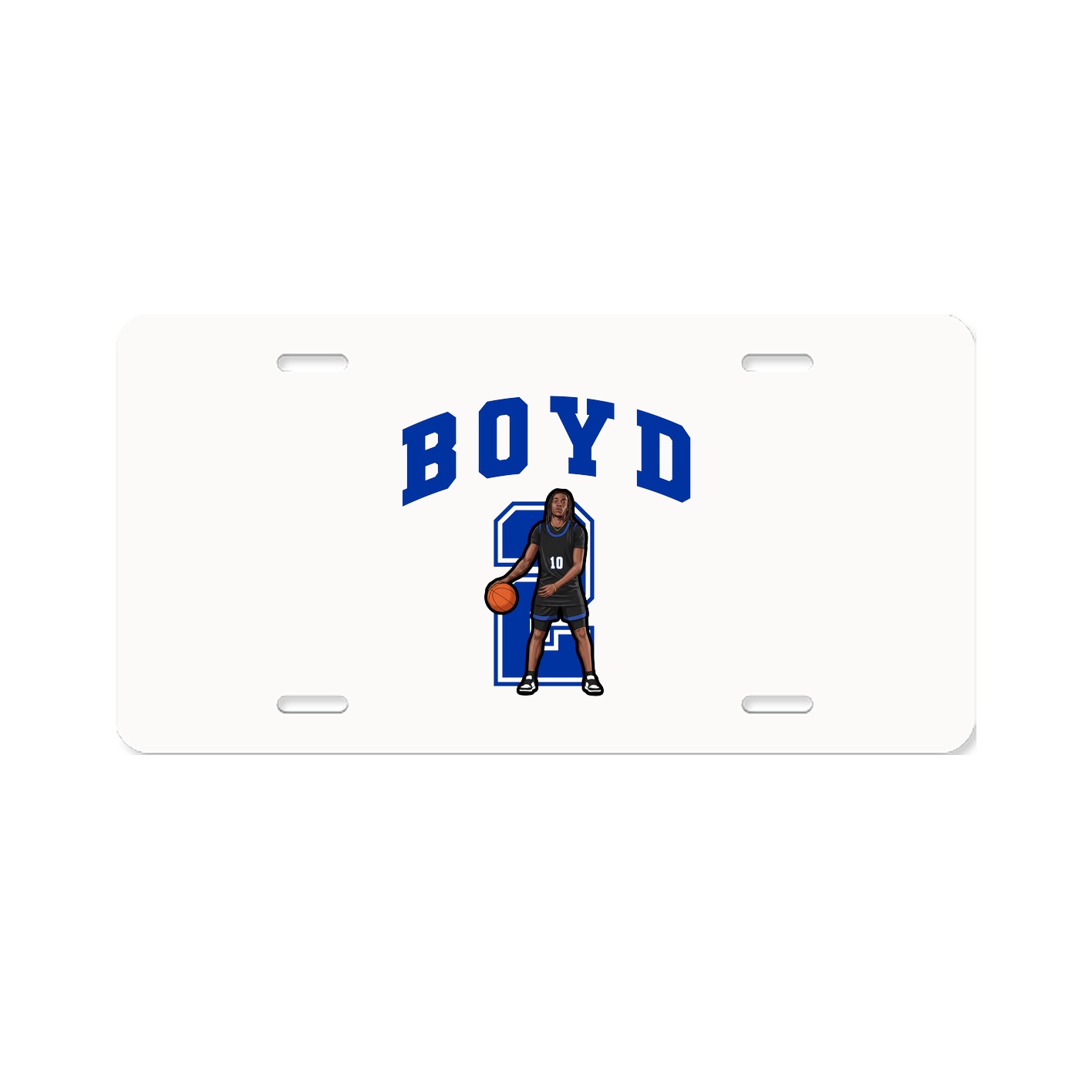License Plate — Number in Classic