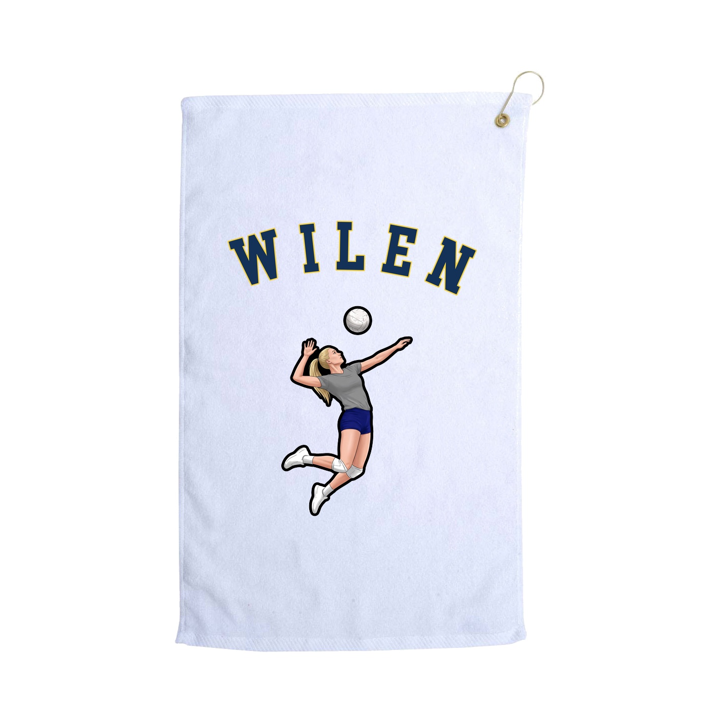 Golf Towel — Shirsey Arch in White