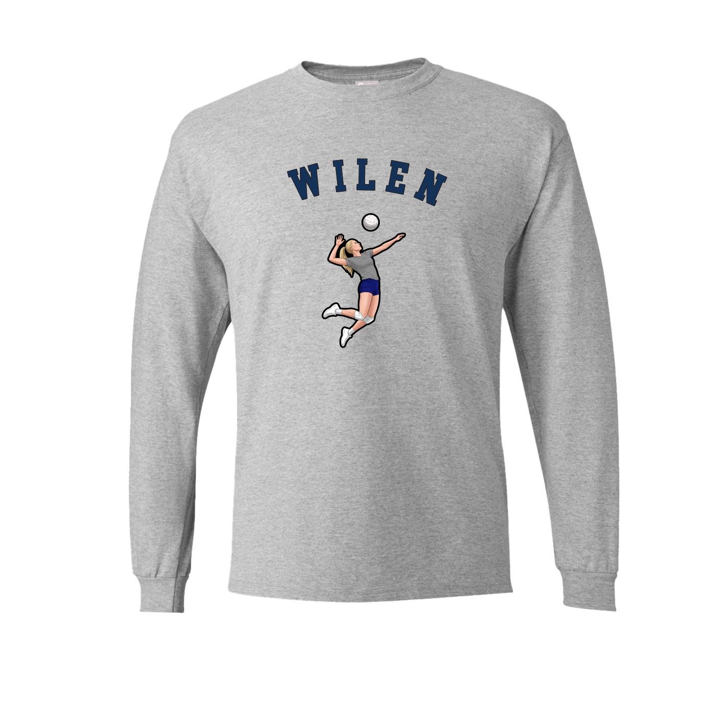 Long Sleeve Tee — Shirsey Arch in Grey