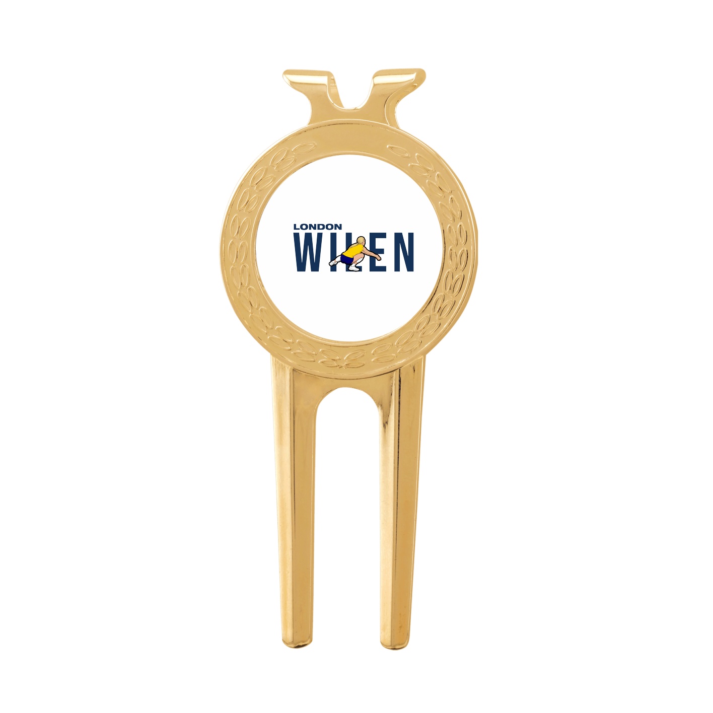 Divot Tool with Ball Marker — Player Name in Classic
