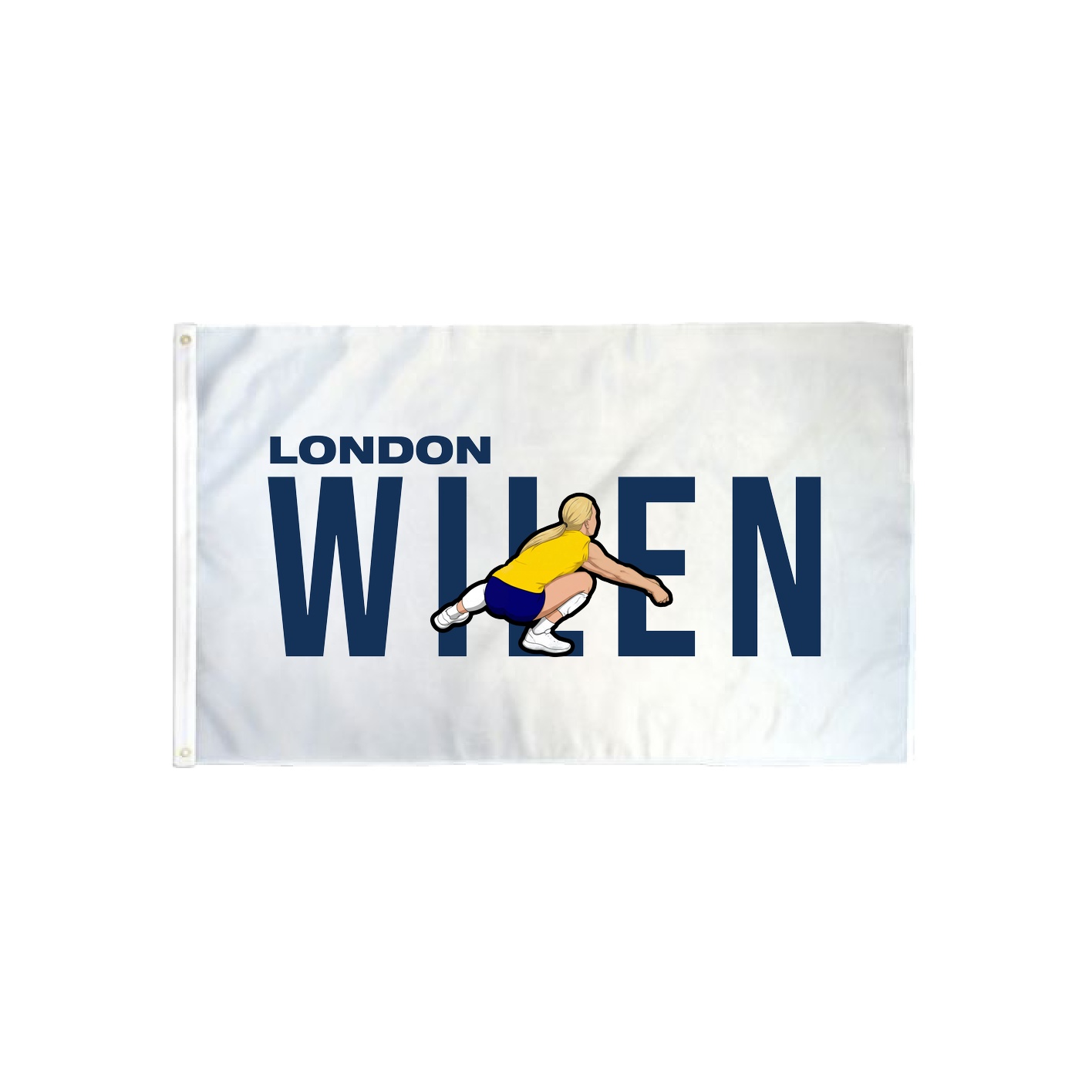 3x5 Flag — Player Name in Classic
