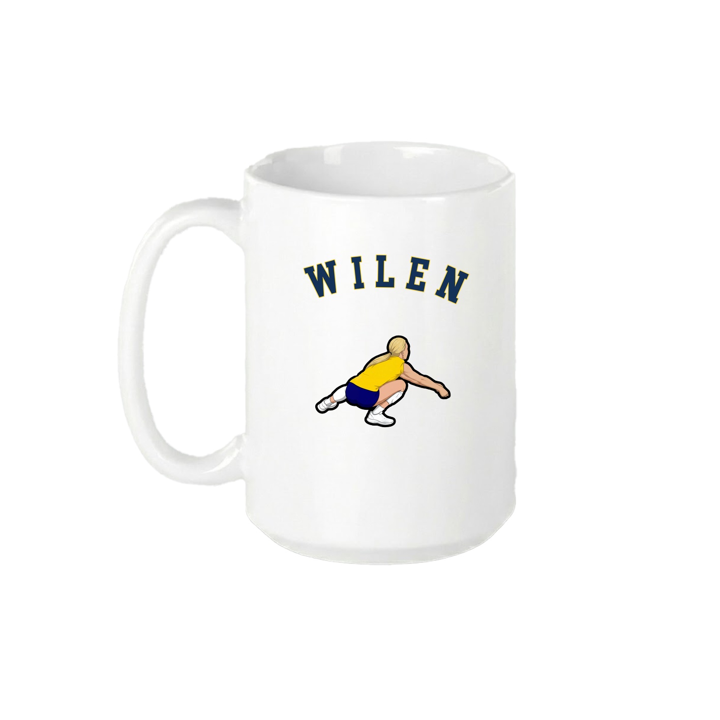 15oz Coffee Mug — Shirsey Arch in White