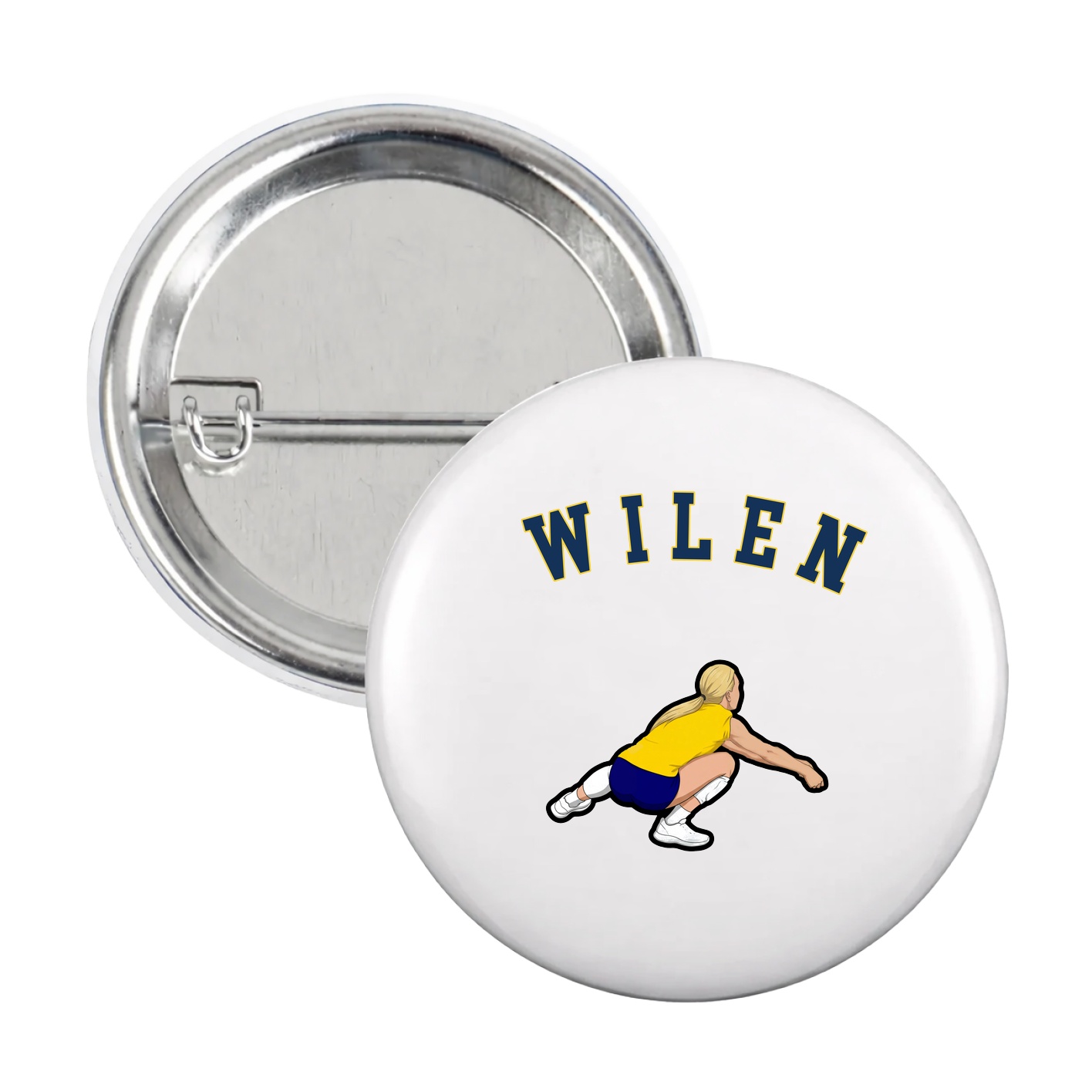Game Day Button — Shirsey Arch in White