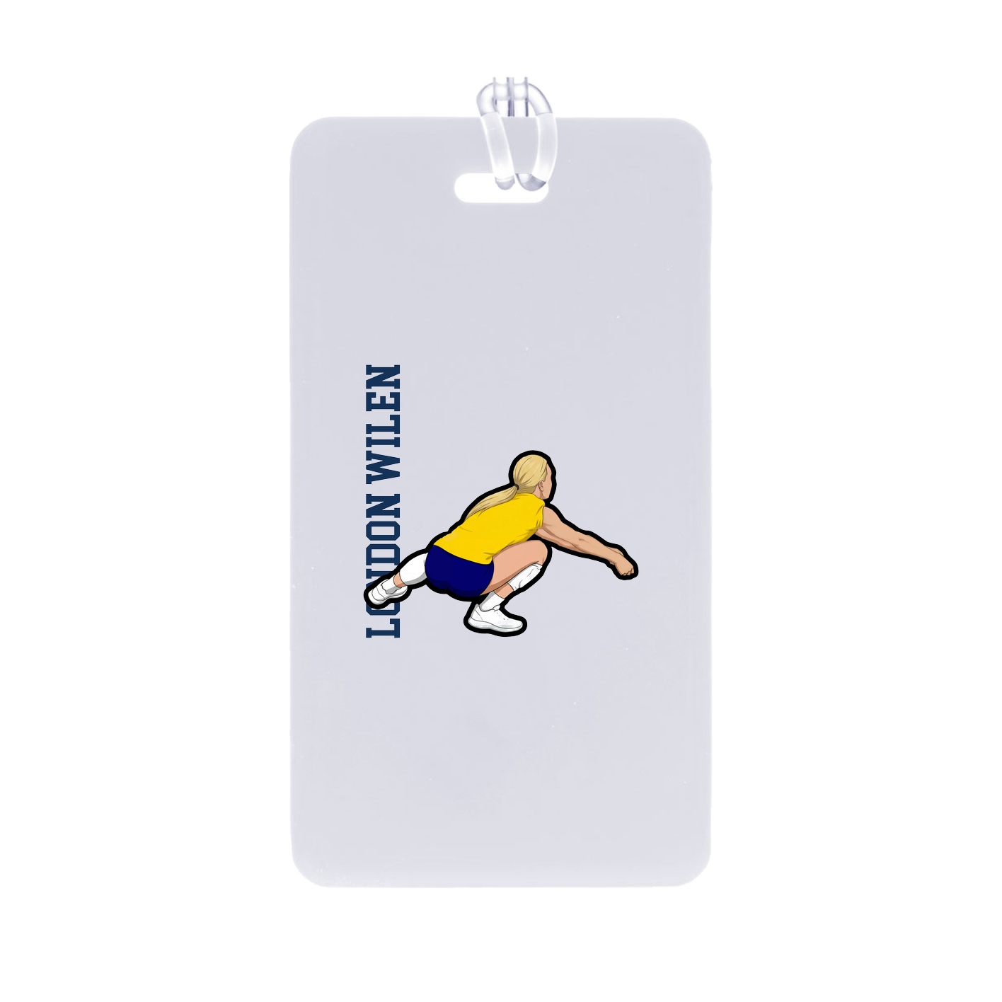 Bag Tag — Name Vertical in Classic