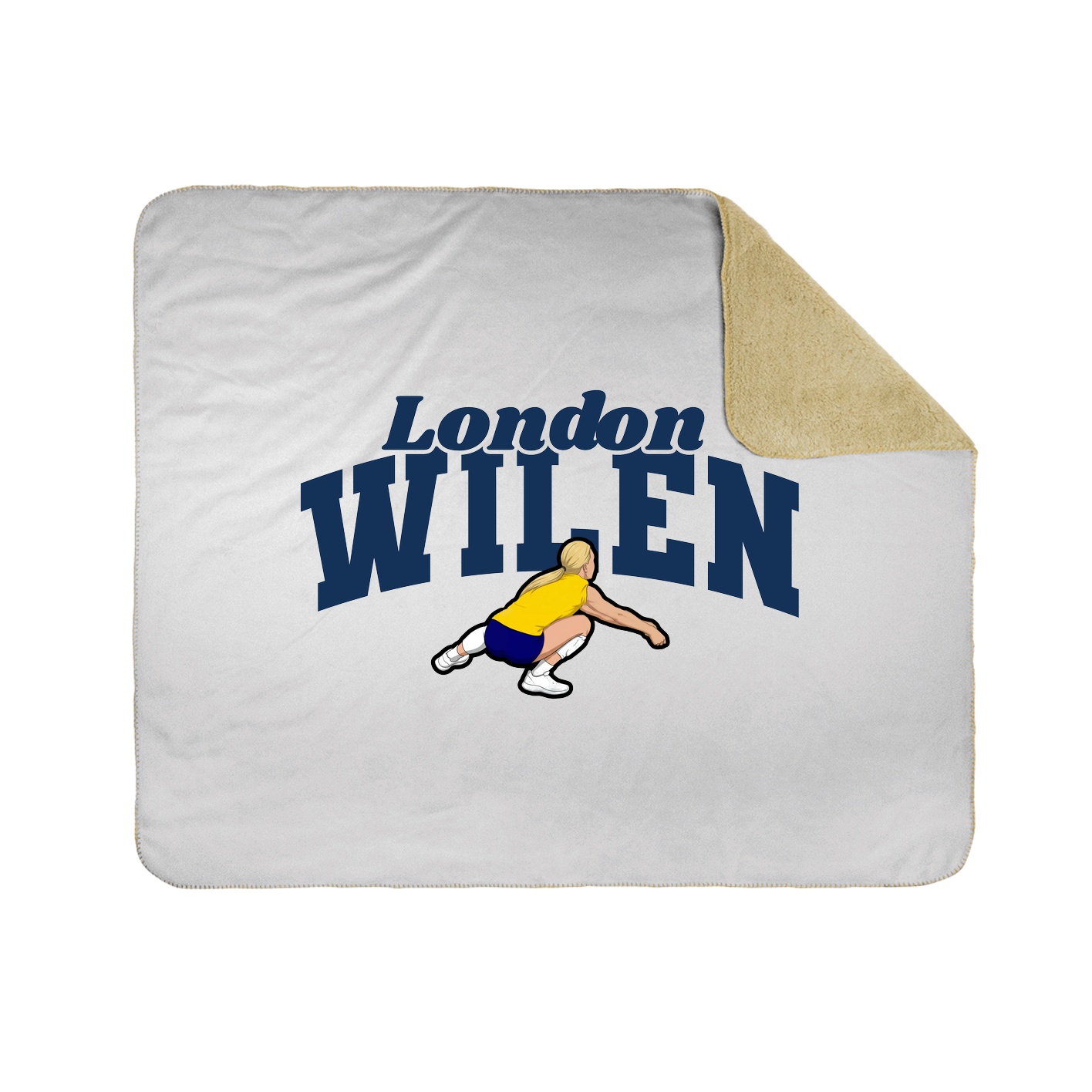 Throw Blanket — Signature Arch in White