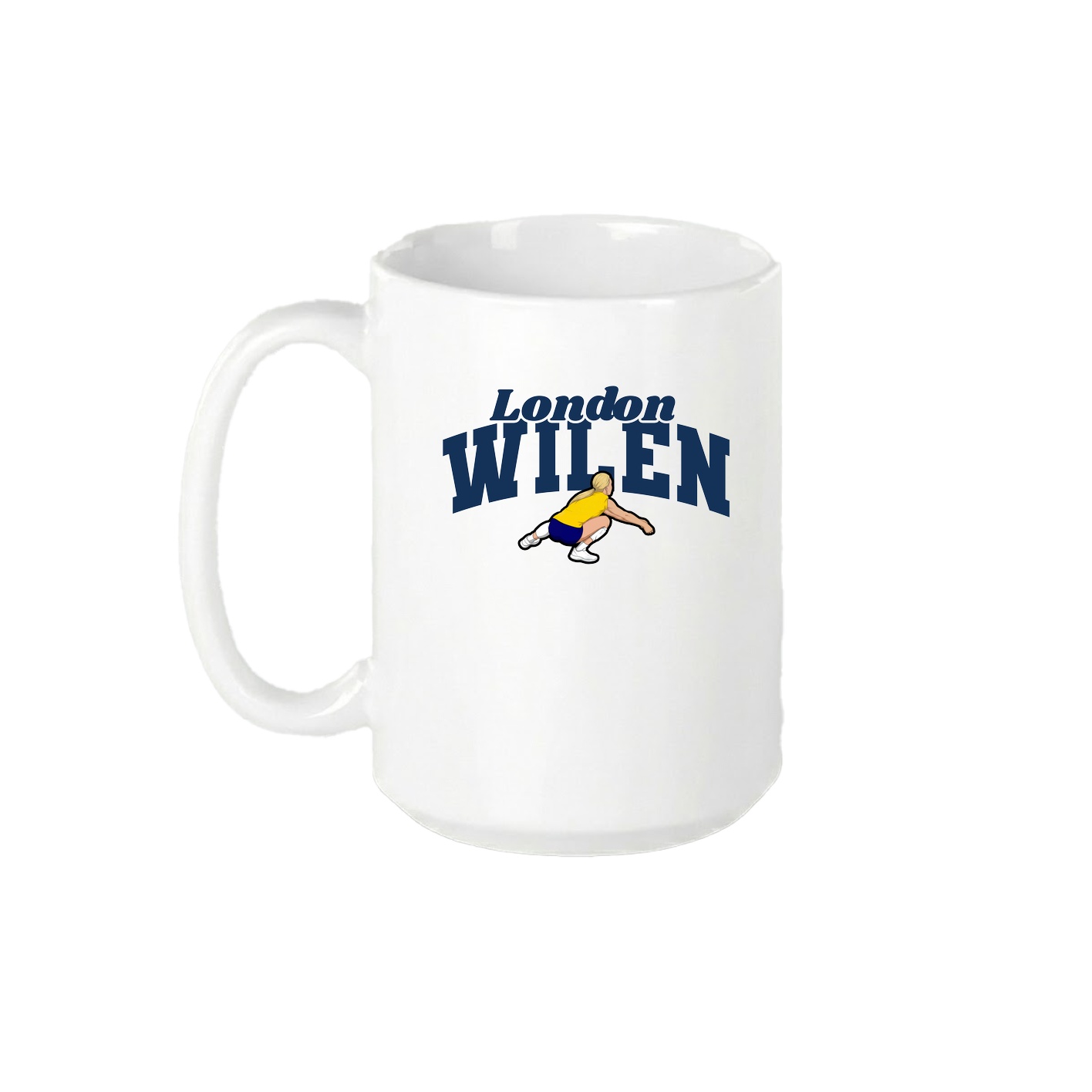 15oz Coffee Mug — Signature Arch in White