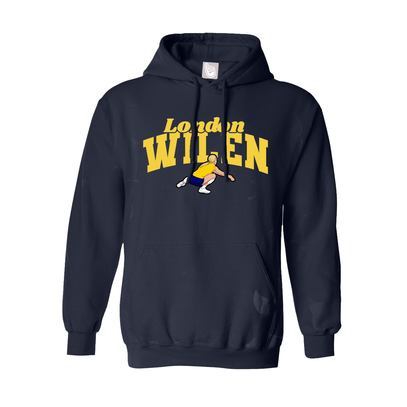 Hoodie — Signature Arch in Navy