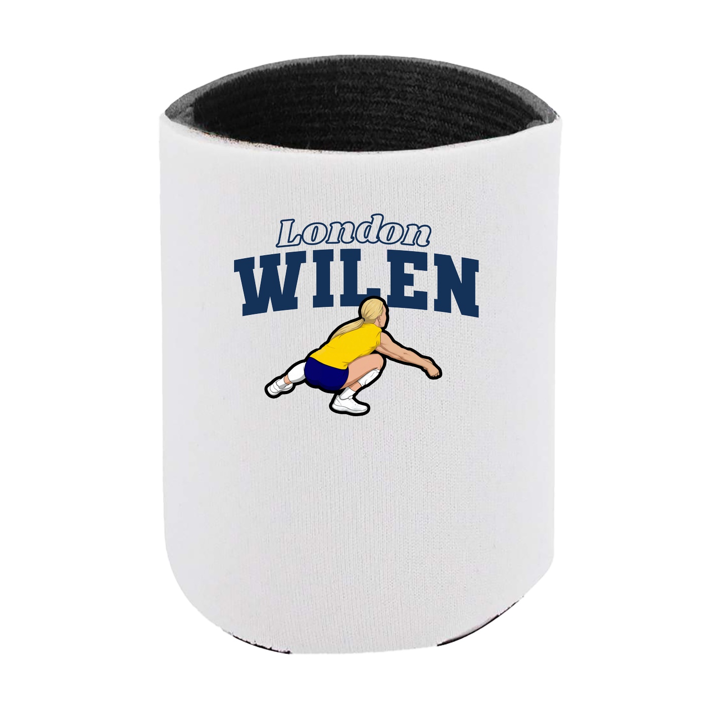 Can Holder — Name Arch in White